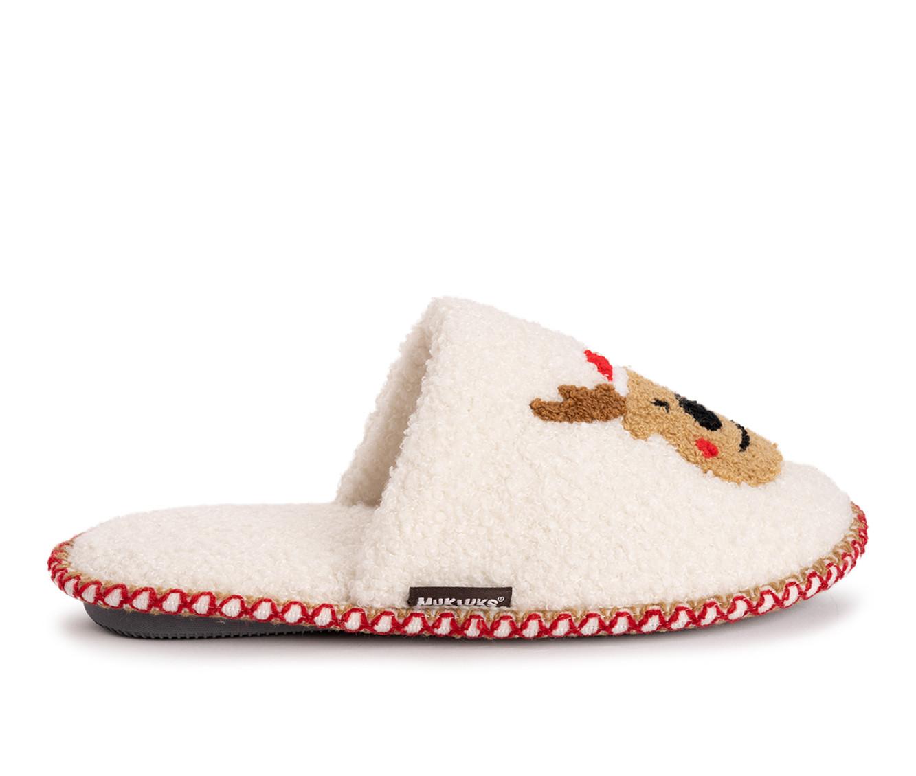 MUK LUKS Reindeer Scuff Slippers