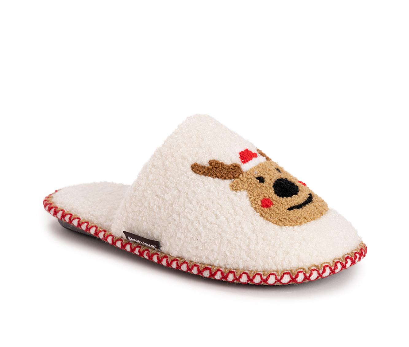 MUK LUKS Reindeer Scuff Slippers