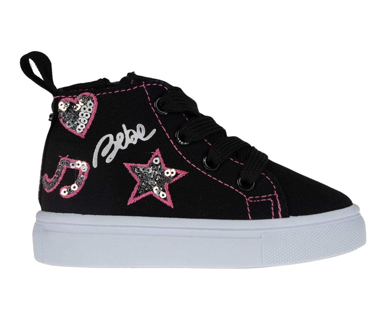 Girls' Bebe Toddler Dacee High Top Sneakers