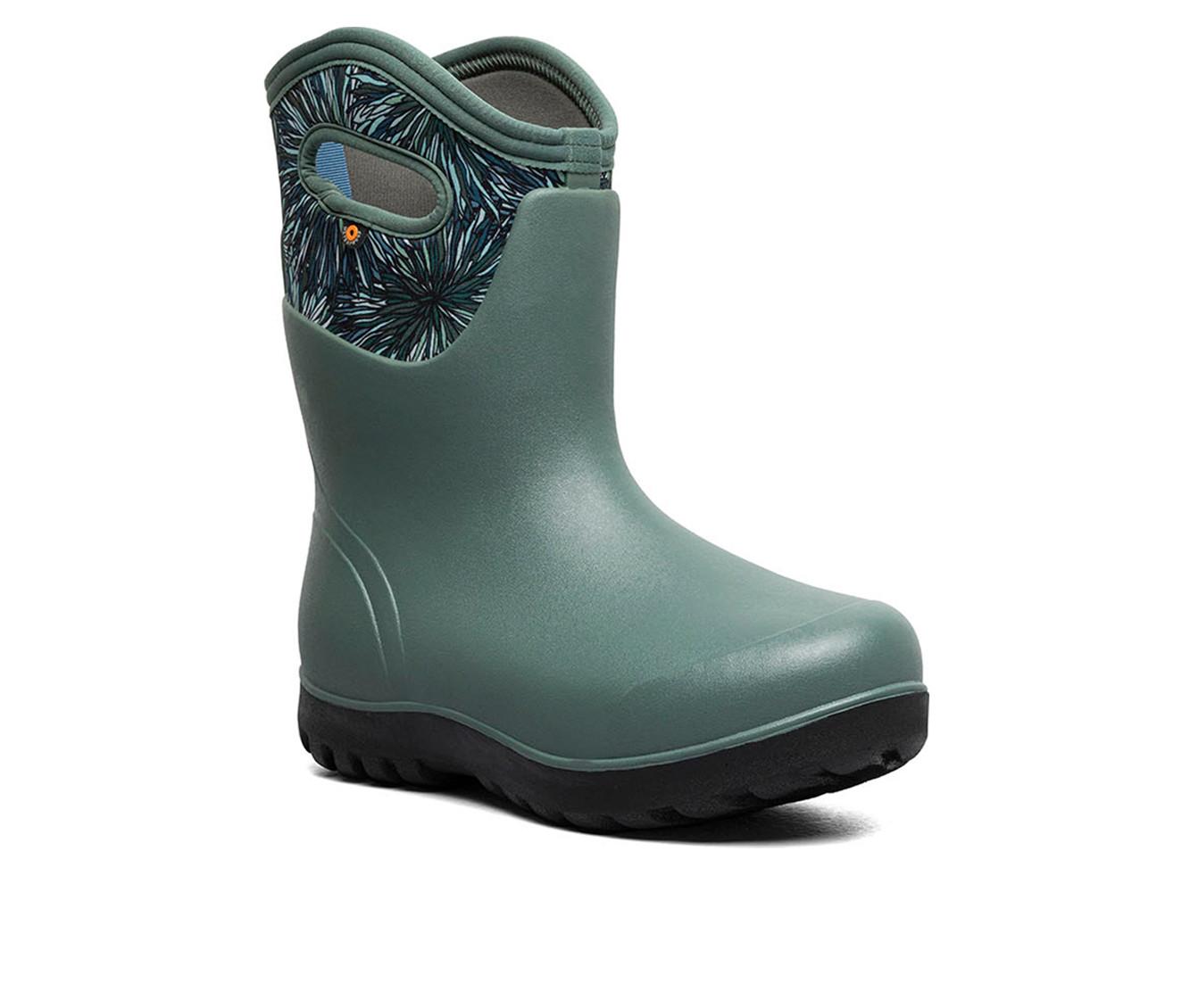 Bogs Footwear Neo Classic Mid Floral Rain Boots