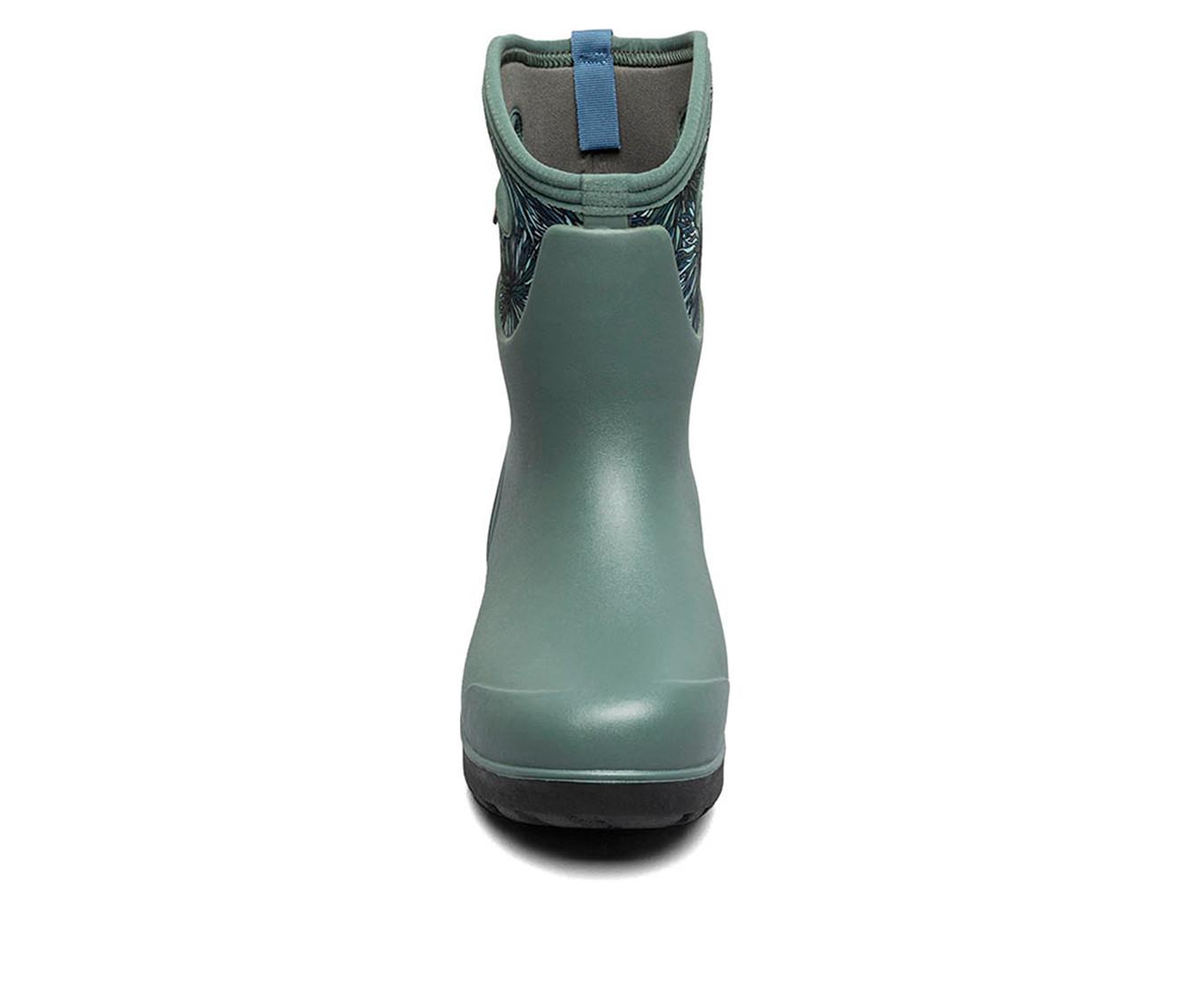Bogs Footwear Neo Classic Mid Floral Rain Boots