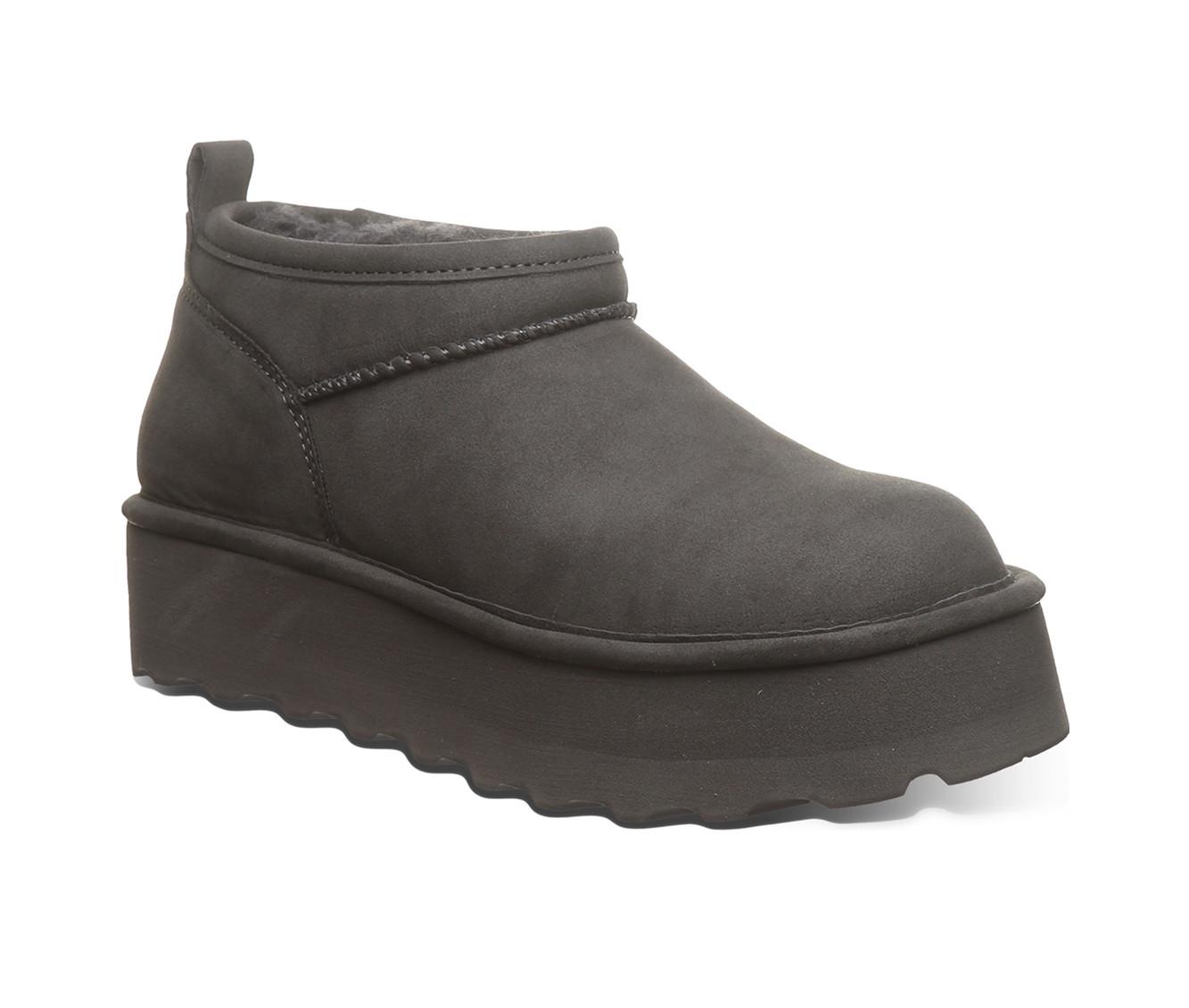 Women's Bearpaw Retro Super Short Vegan Platform Winter Booties