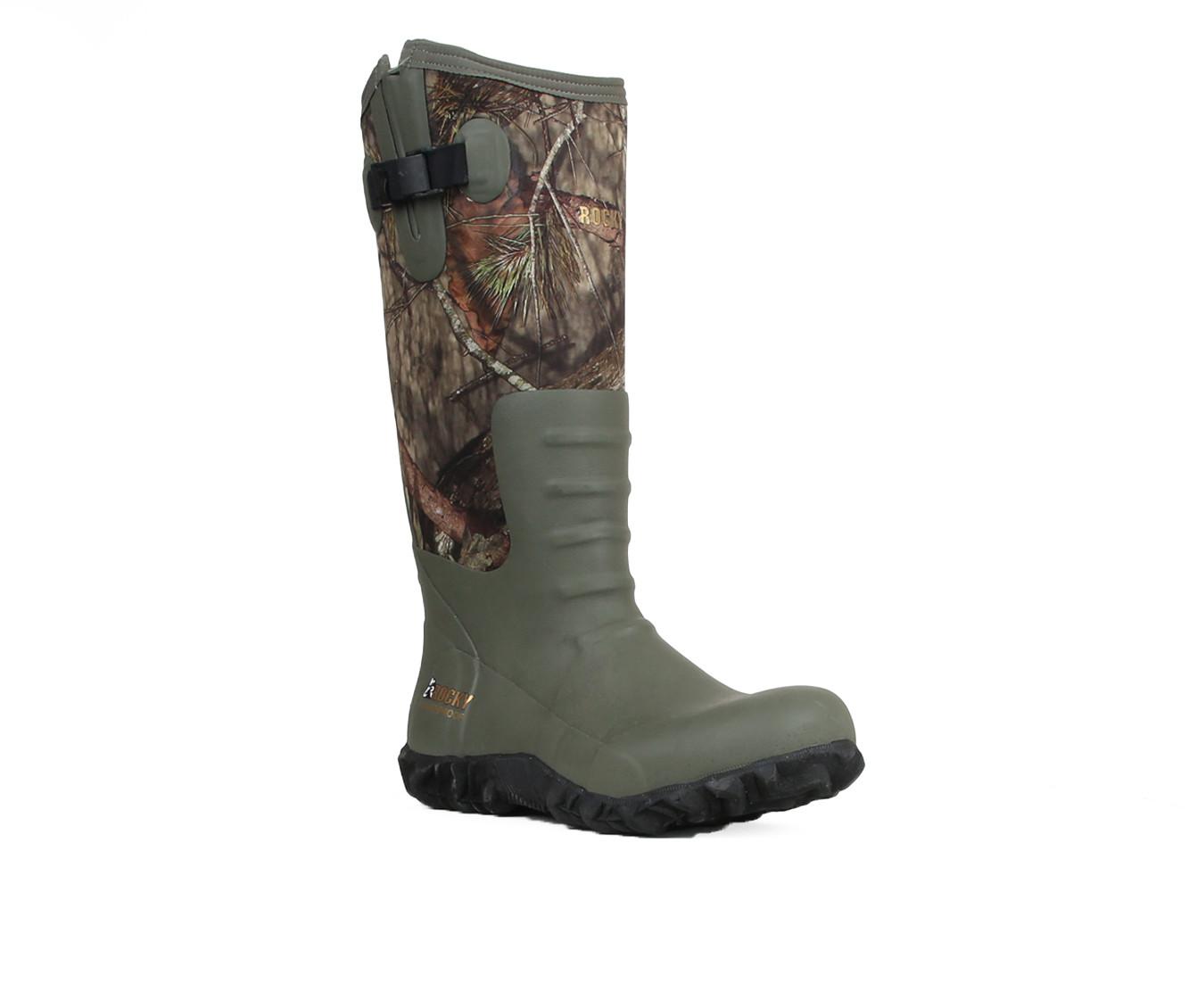 Men's Rocky Trophy Camo Pull On Insulated Boots