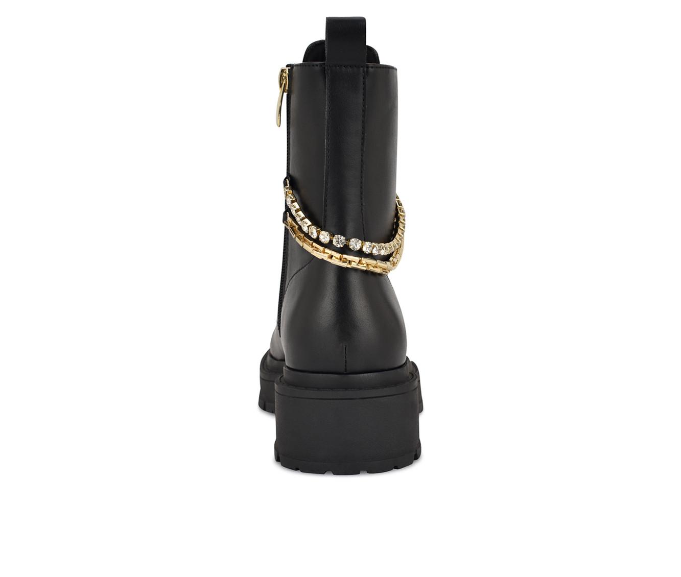 Nine west lace up boots hot sale