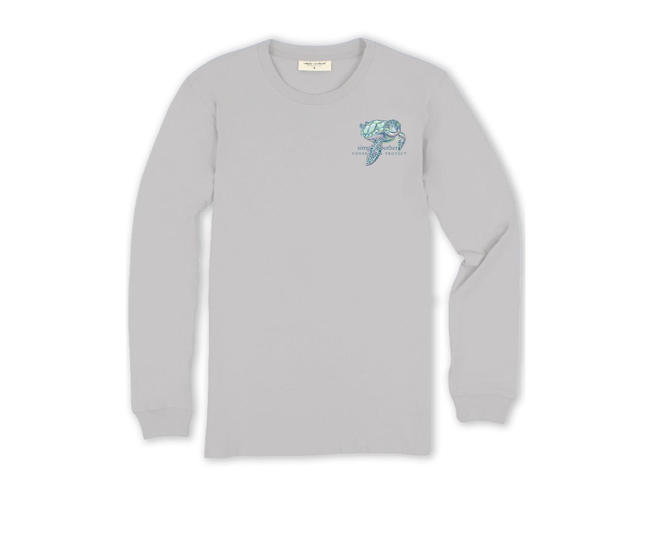 Simply Southern Tracking Turtle Grow Long Sleeve Tee