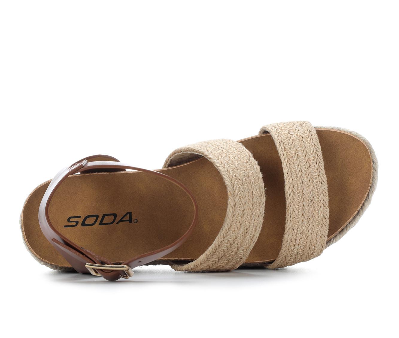 Women's Soda Bryson Wedge Sandals