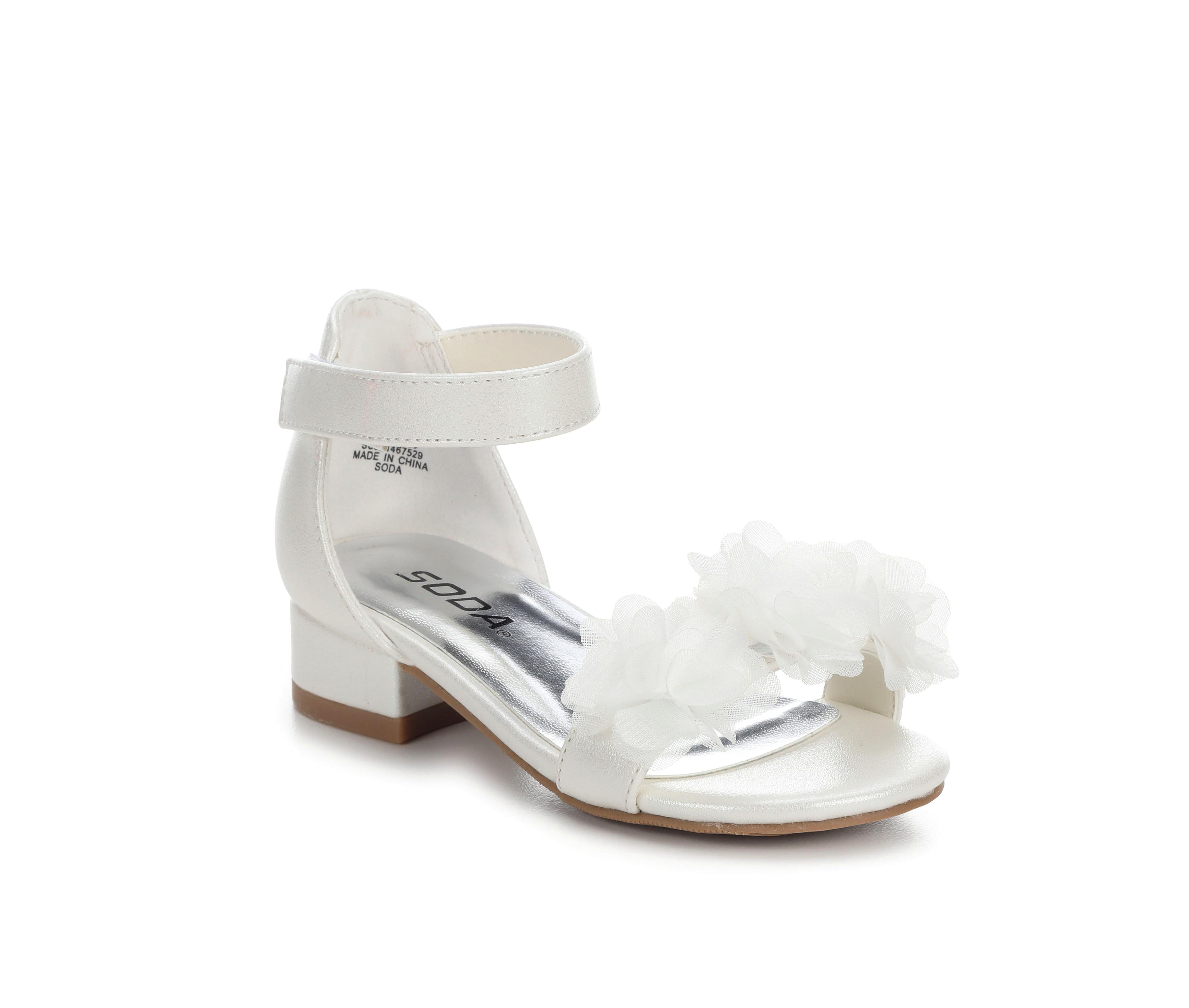 Girls' Soda Toddler Flora Dress Sandals