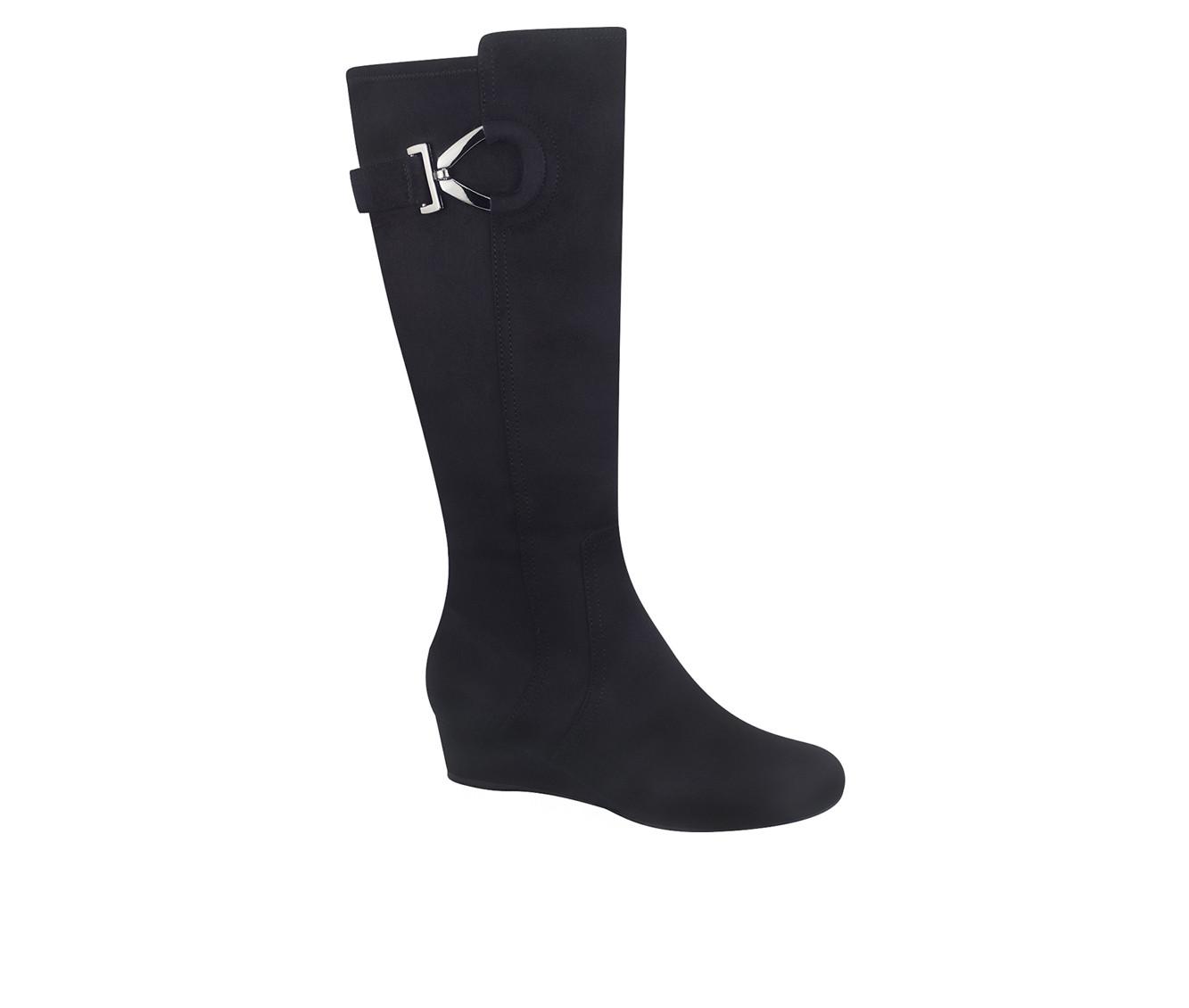 Anne klein wedge boots on sale