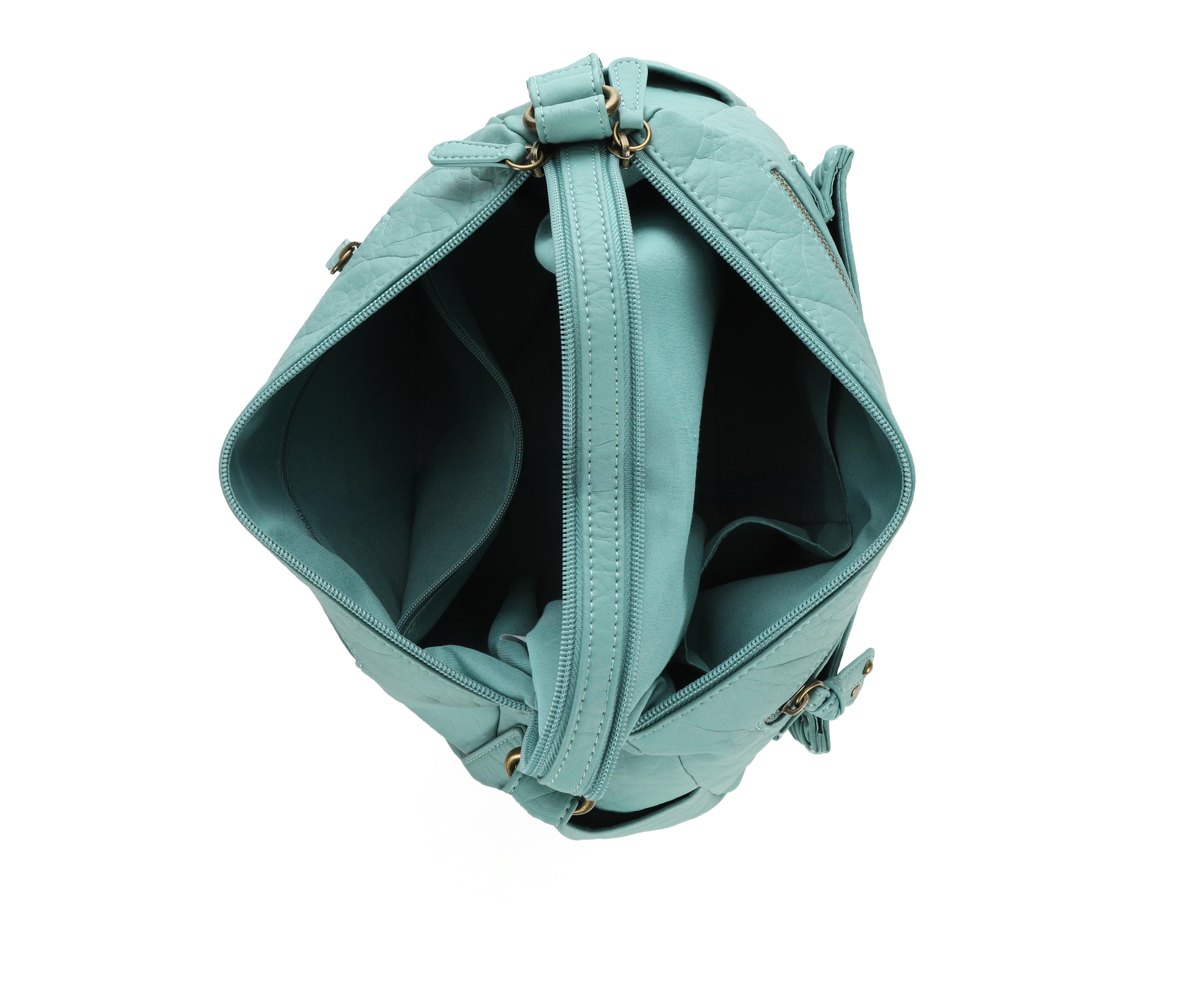 Bueno Of California Bueno of California Elephant Whip Stitch Handbag