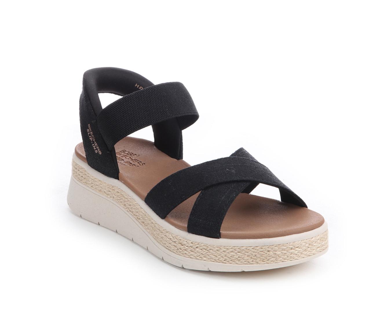 Women's BOBS 114417 Sun Ray Slip-Ins Wedge Sandals