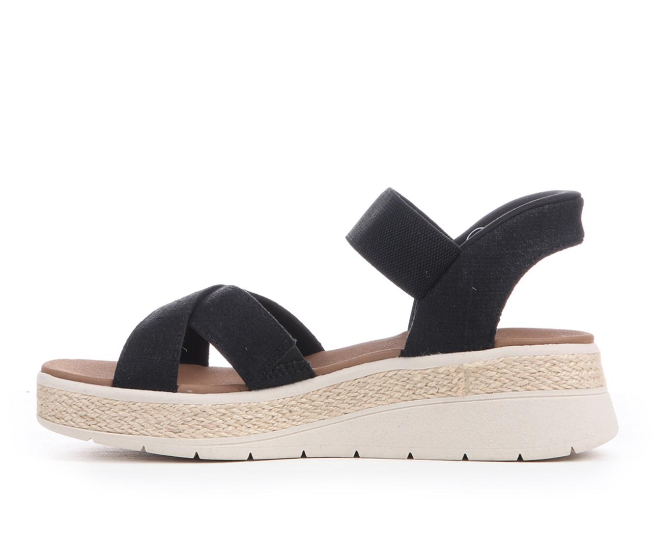 Women's BOBS 114417 Sun Ray Slip-Ins Wedge Sandals