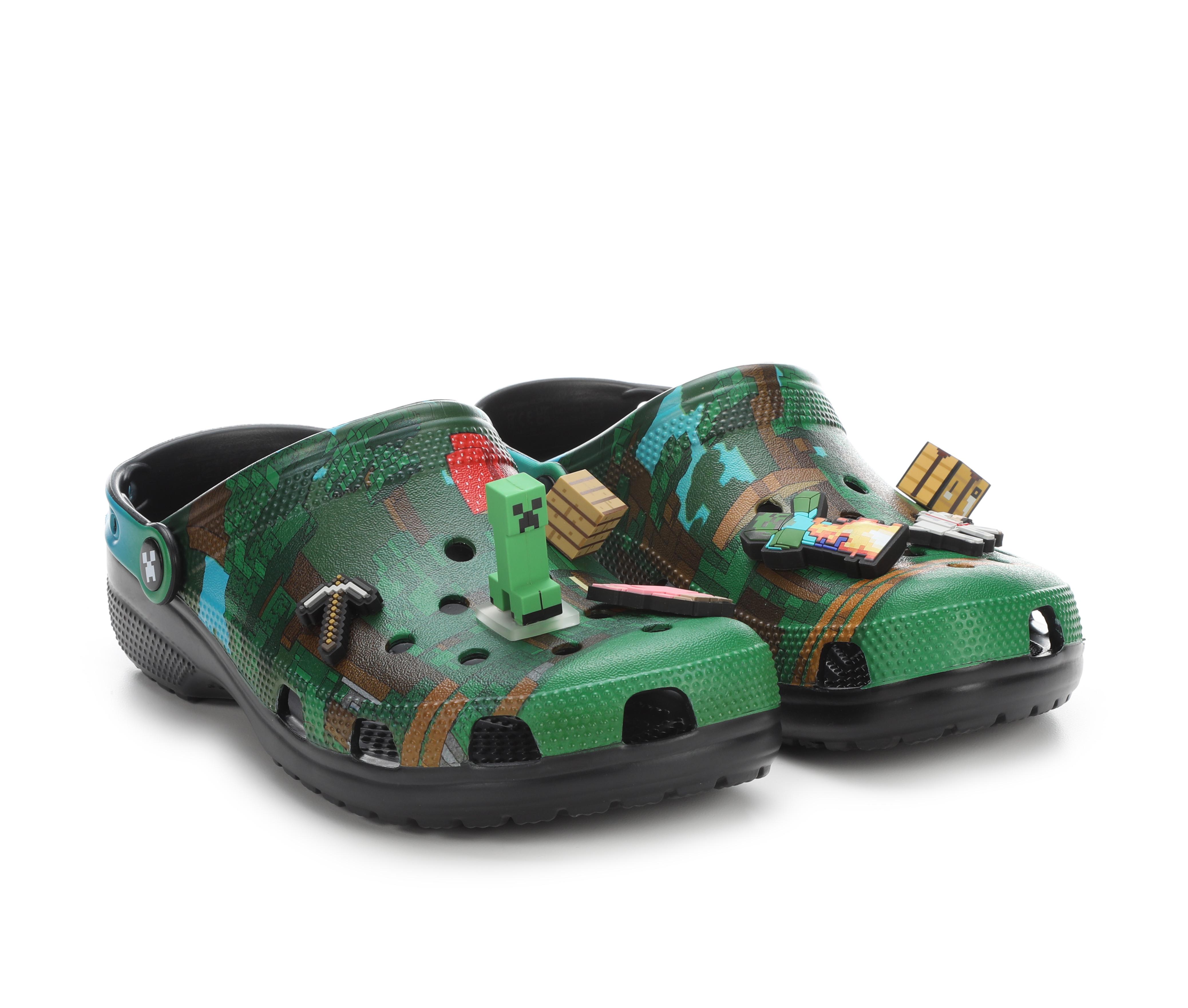 Adults' Crocs Classic Minecraft Clogs