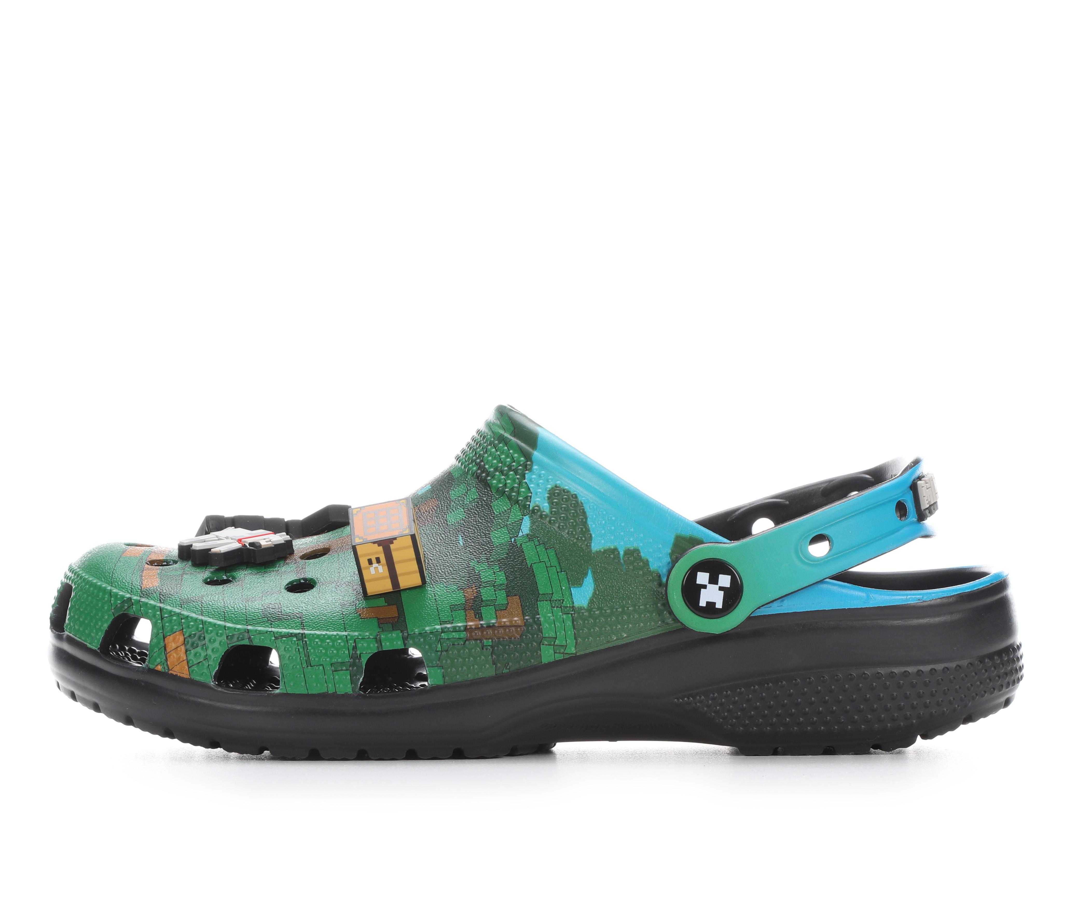 Adults' Crocs Classic Minecraft Clogs