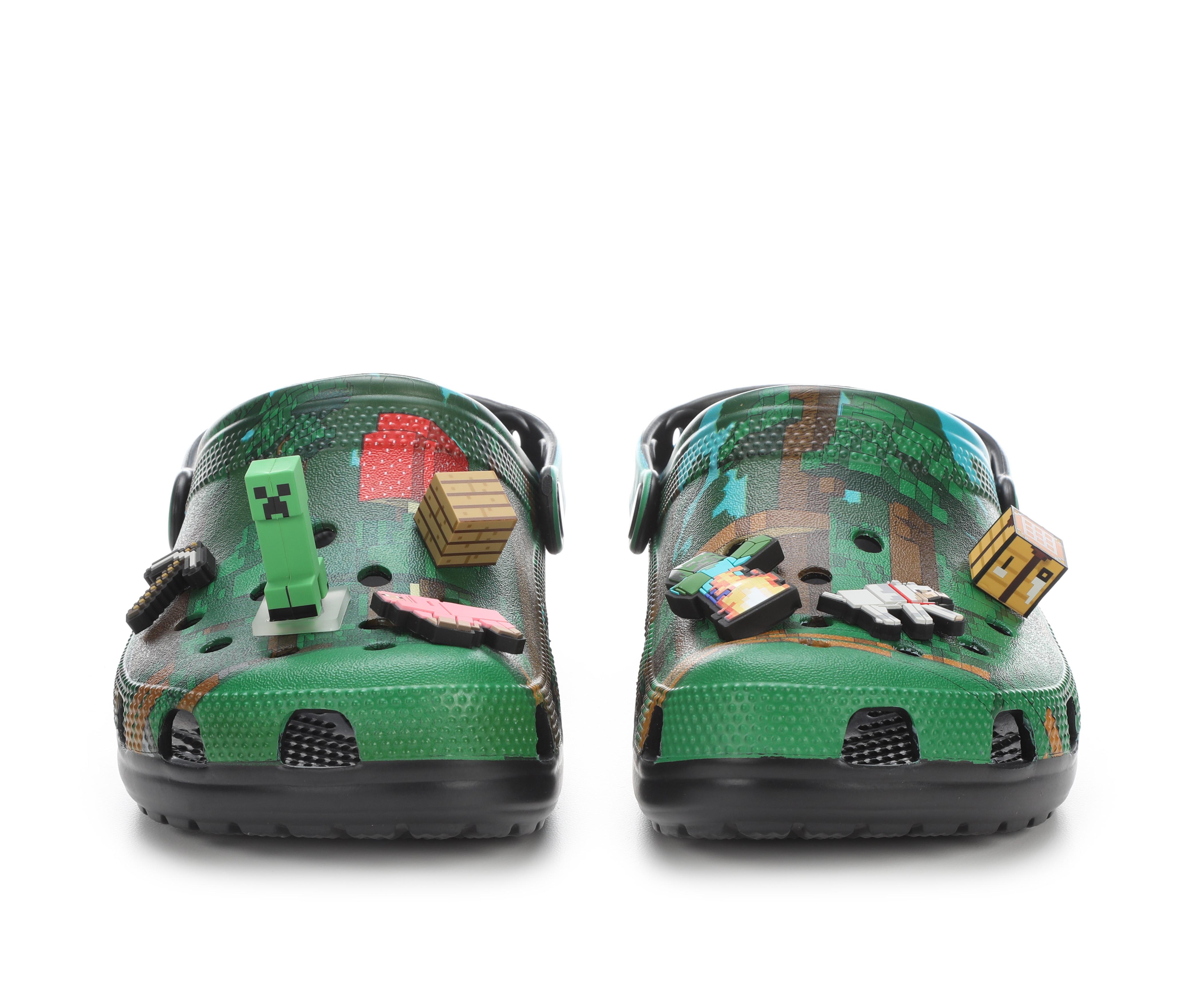 Adults' Crocs Classic Minecraft Clogs