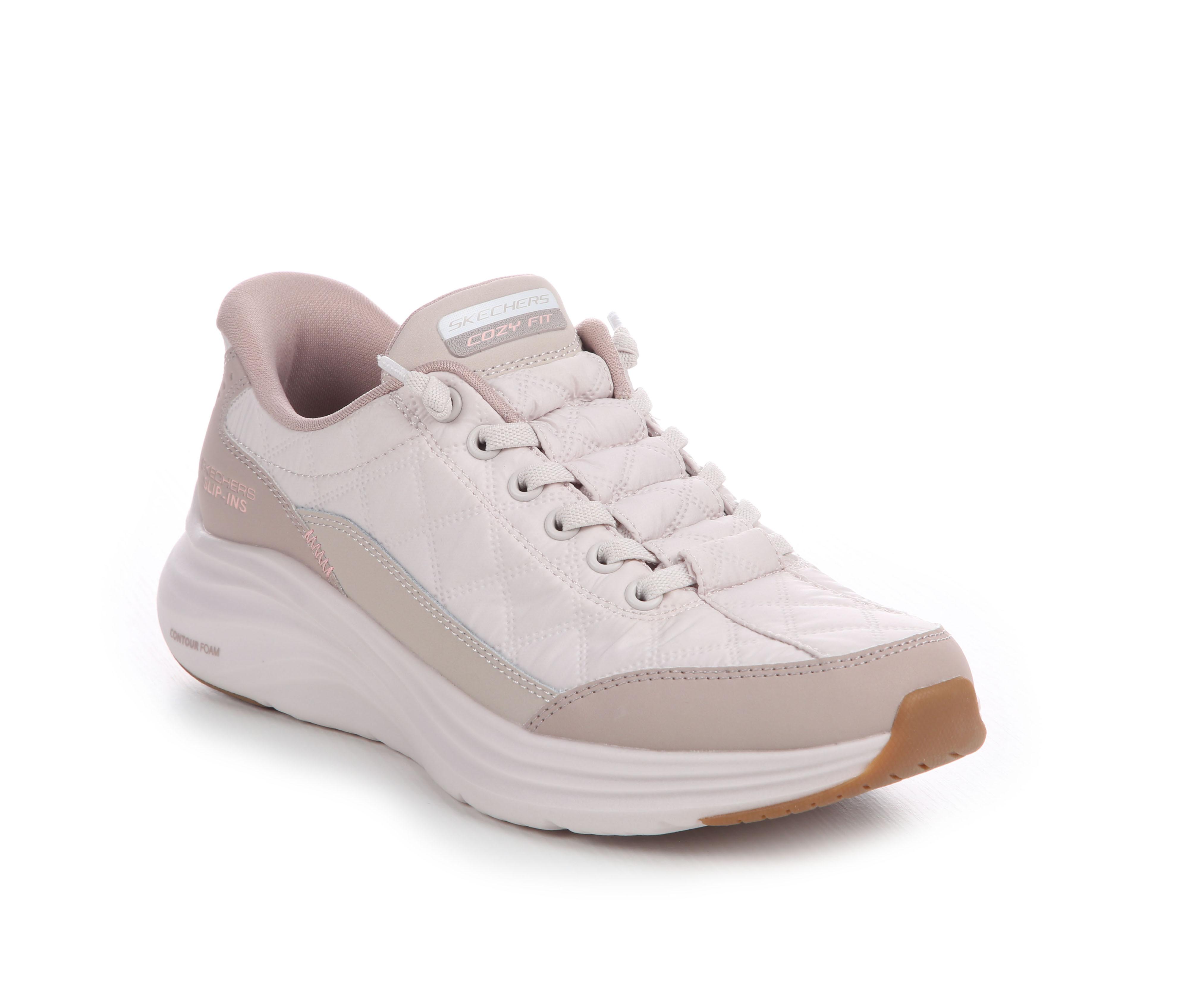 Women's Skechers 150404 Cozy Fit Contour Foam Slip Walking Shoes