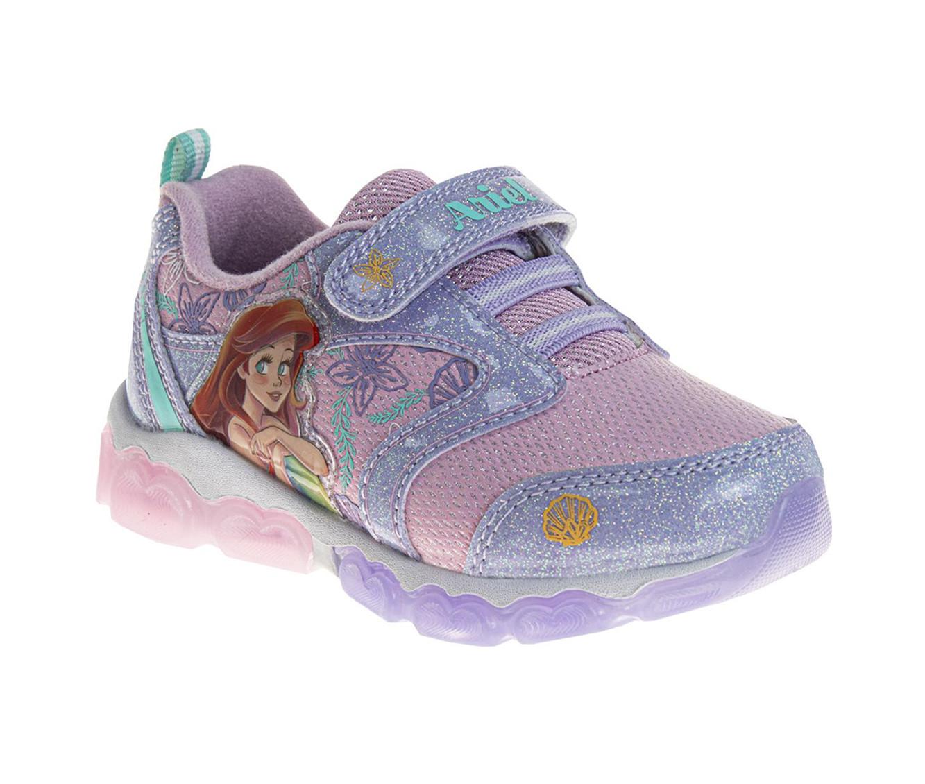 Girls' Disney Toddler Little Mermaid Light Up Sneakers