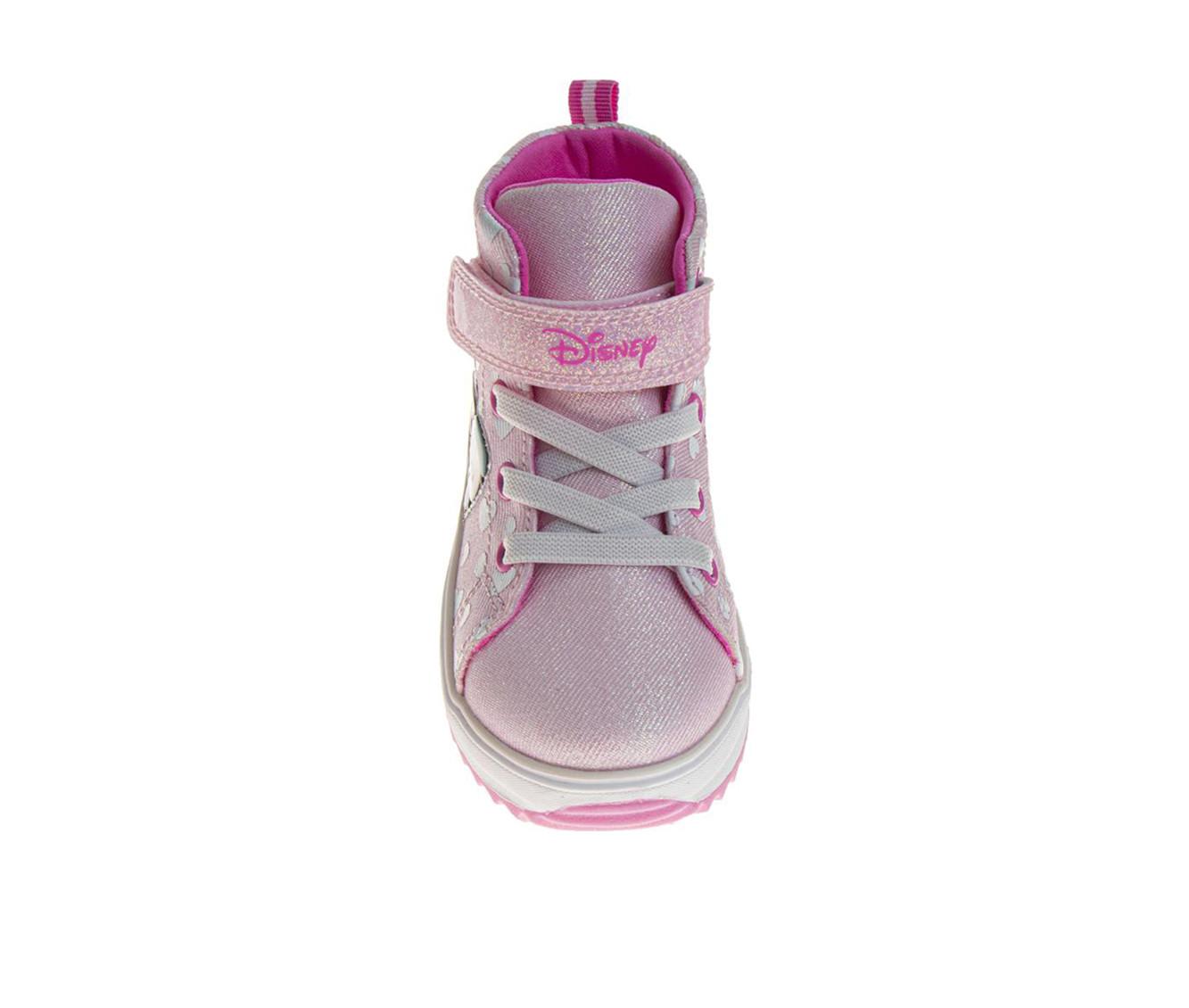 Girls' Disney Toddler Minnie Mouse Glitter Hi Top Sneakers