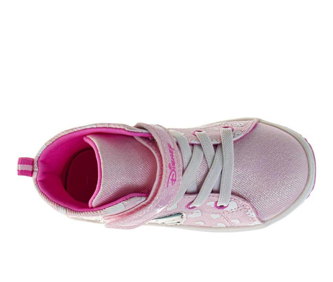 Girls' Disney Toddler Minnie Mouse Glitter Hi Top Sneakers