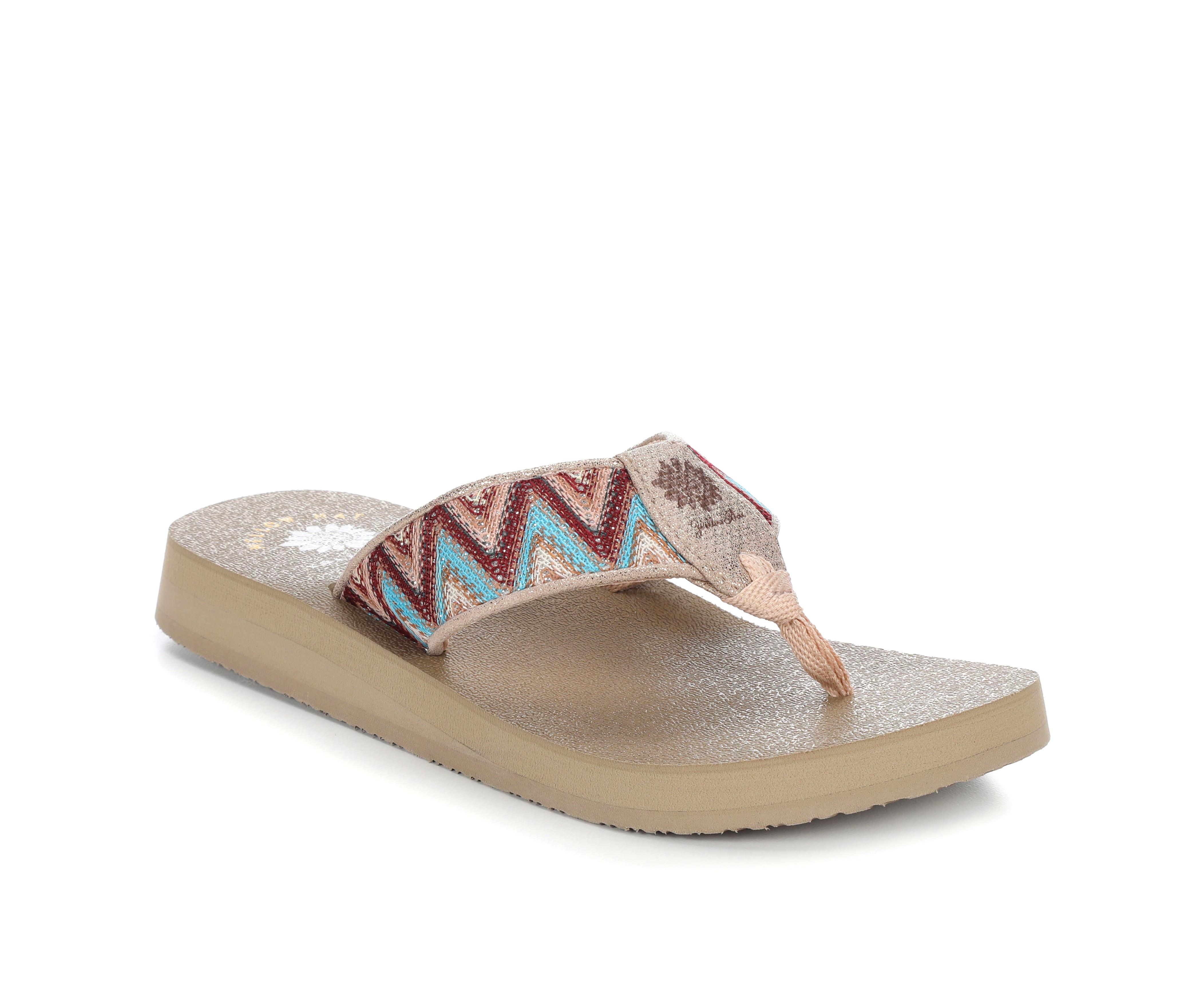 Women's Yellow Box Naria Flip-Flops