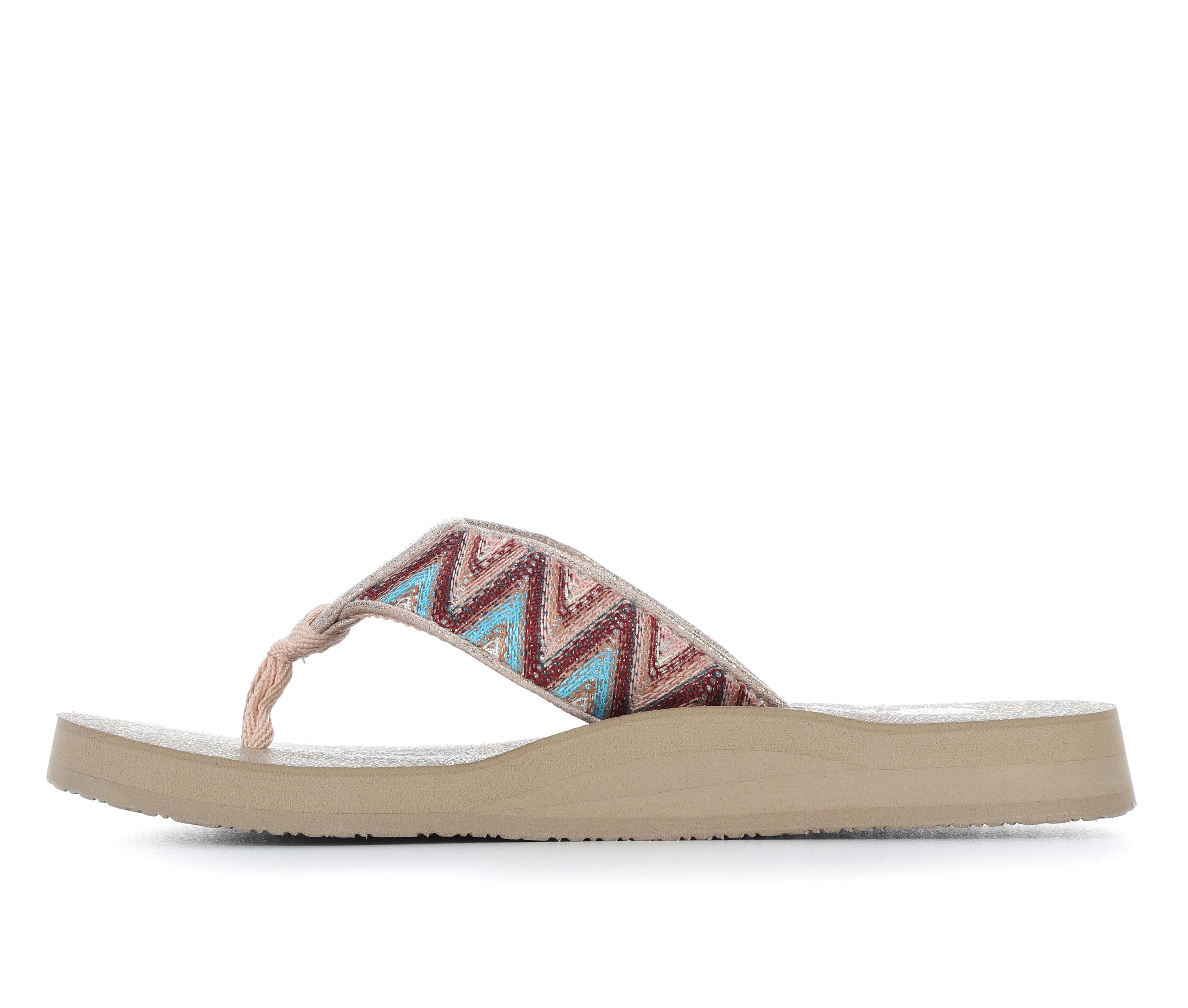 Women's Yellow Box Naria Flip-Flops