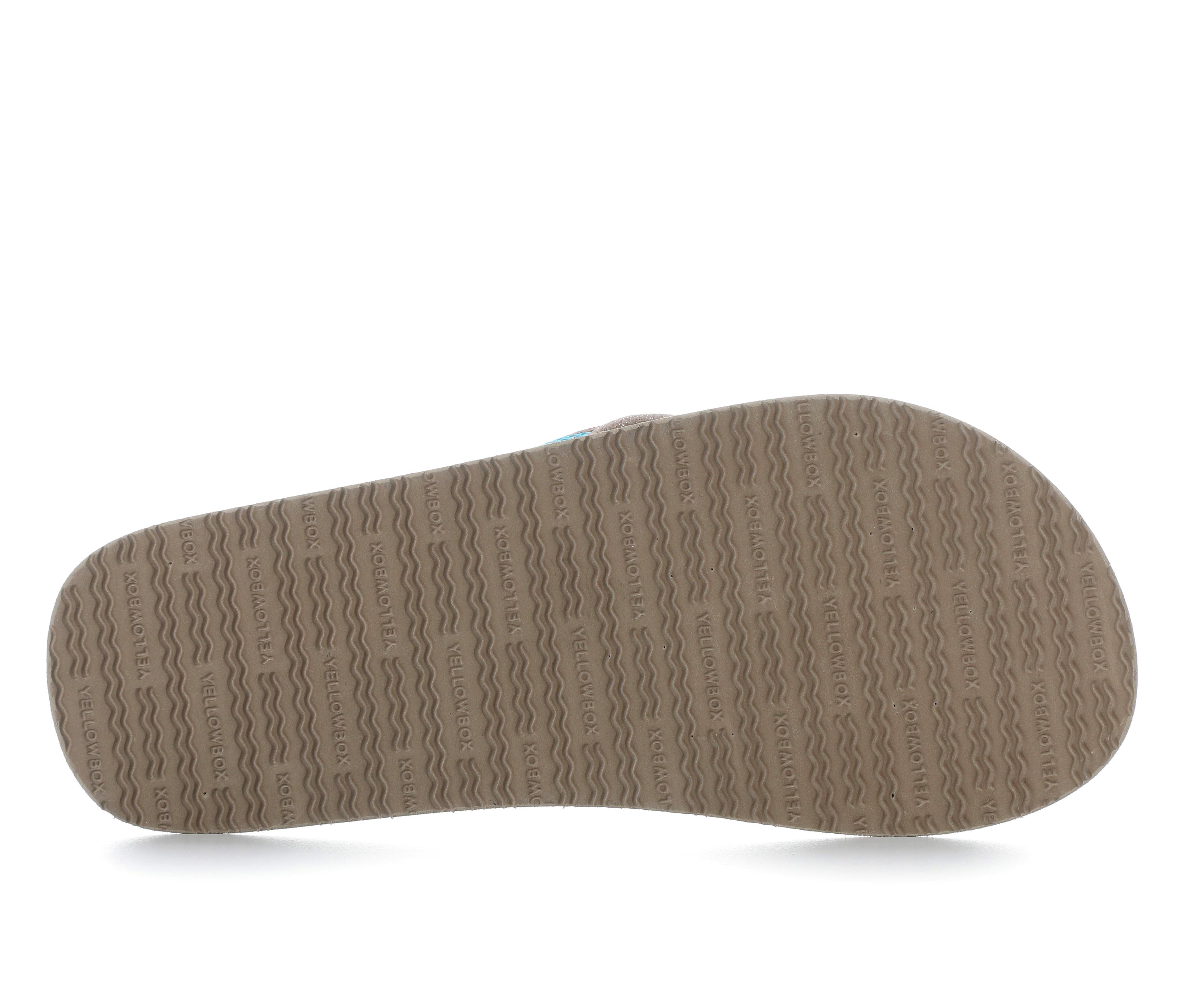 Women's Yellow Box Naria Flip-Flops