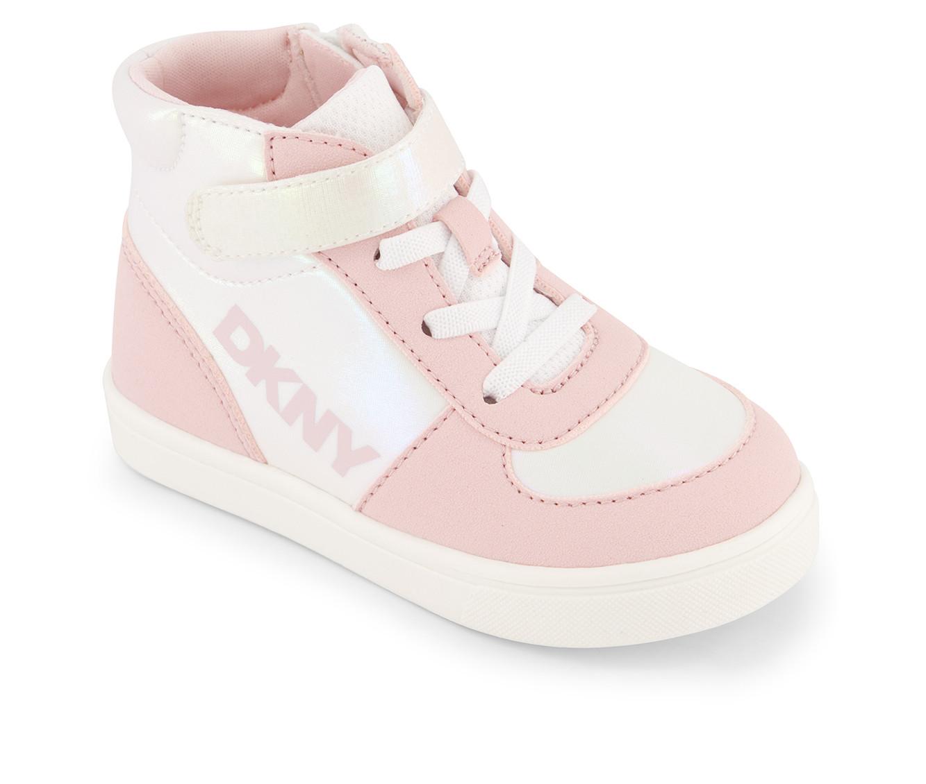 Girls' DKNY Toddler Gretchen Strap High-Top Sneakers