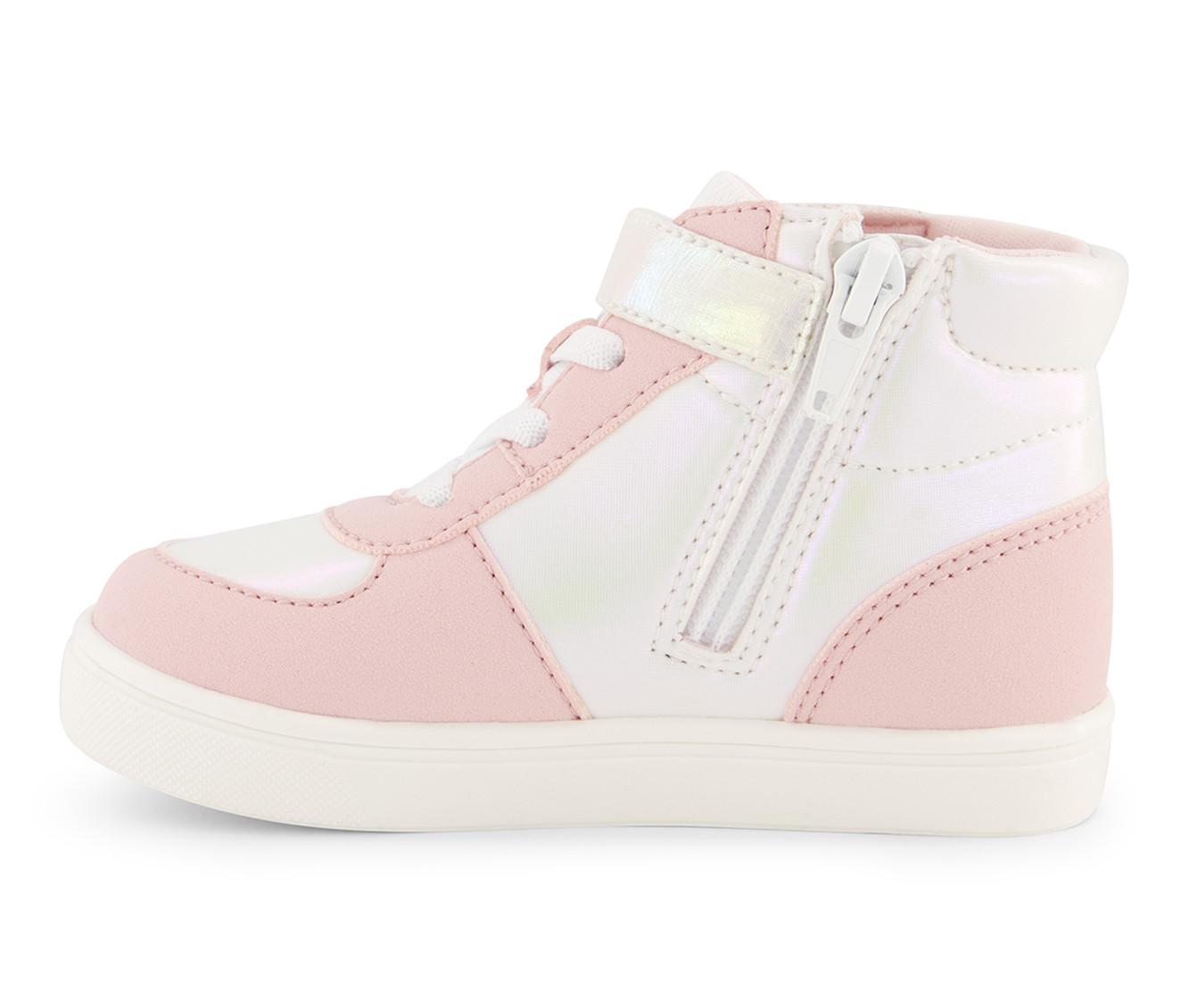 Girls' DKNY Toddler Gretchen Strap High-Top Sneakers