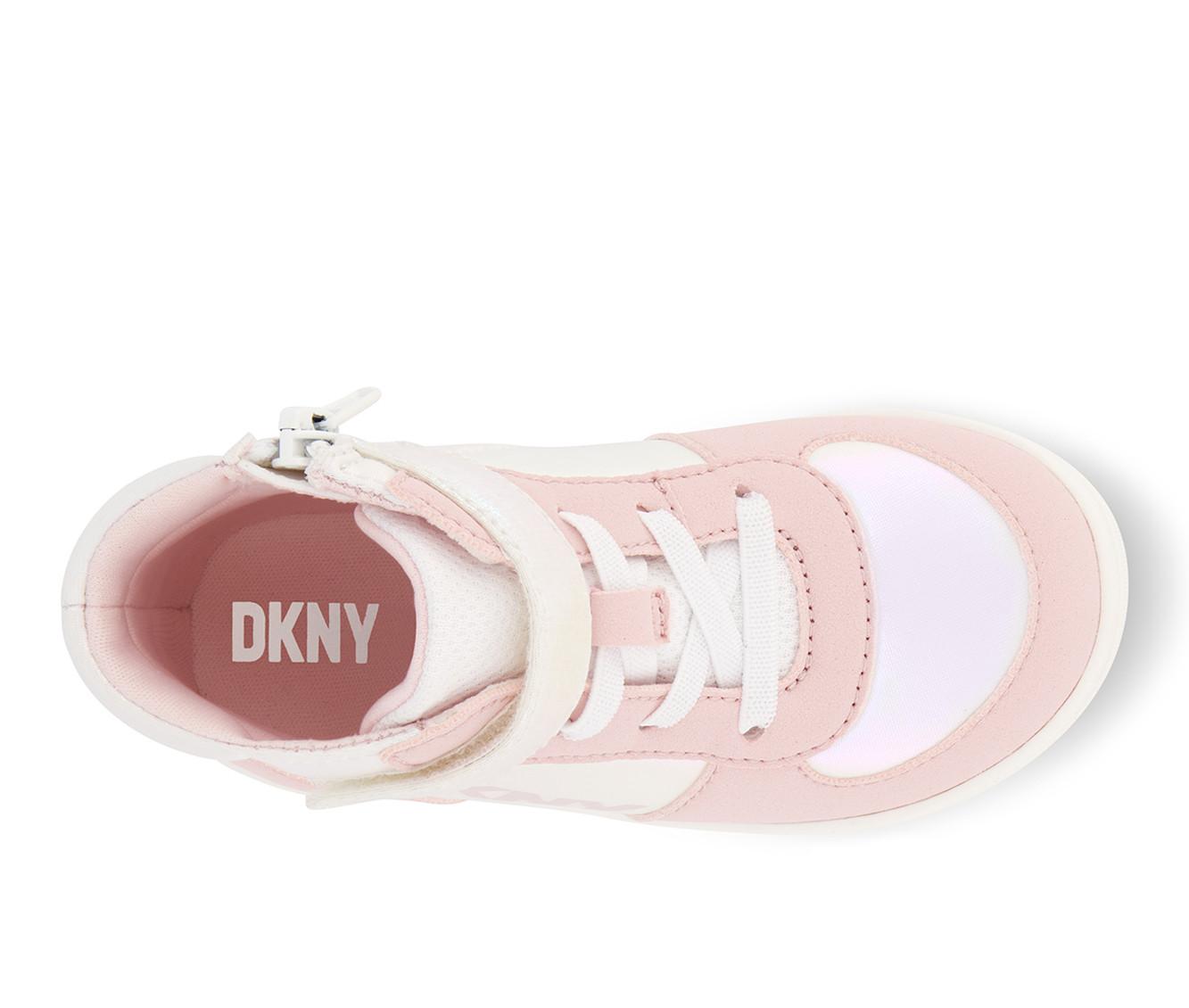 Girls' DKNY Toddler Gretchen Strap High-Top Sneakers