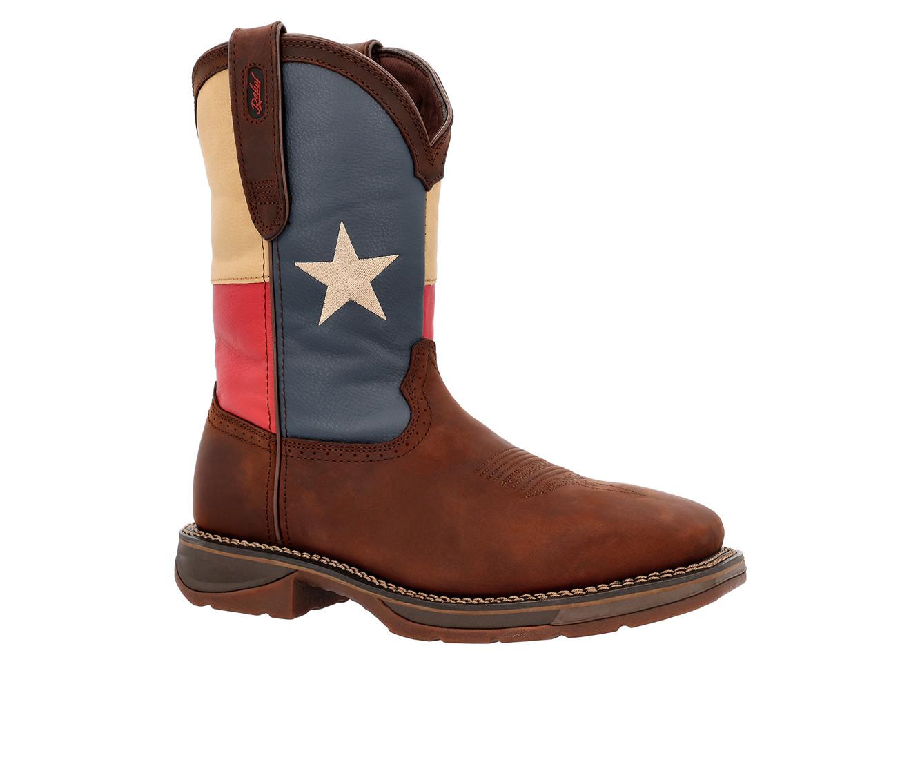 Men's Durango Rebel Texas Flag Cowboy Boots