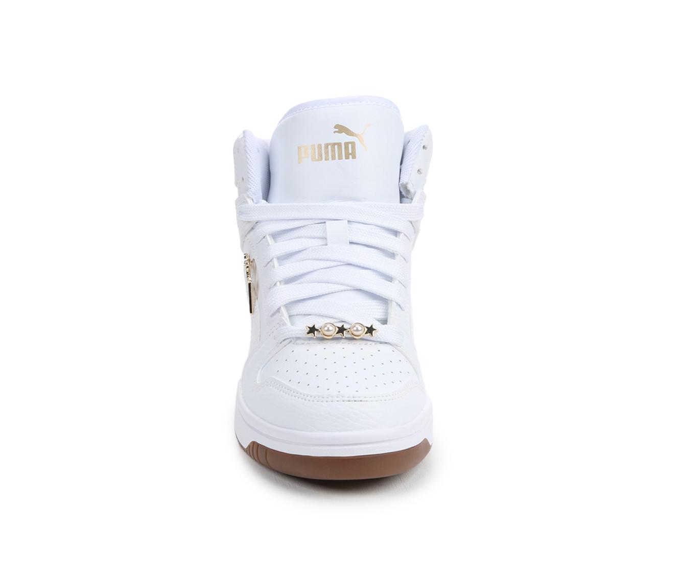 Girls' Puma Rebound Layup Bling Junior Girls Sneakers