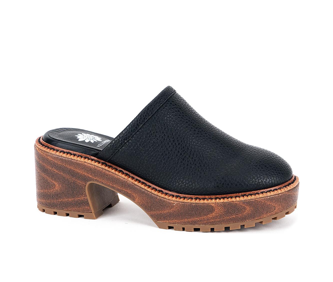 Women's Yellow Box Baylor Platform Clogs