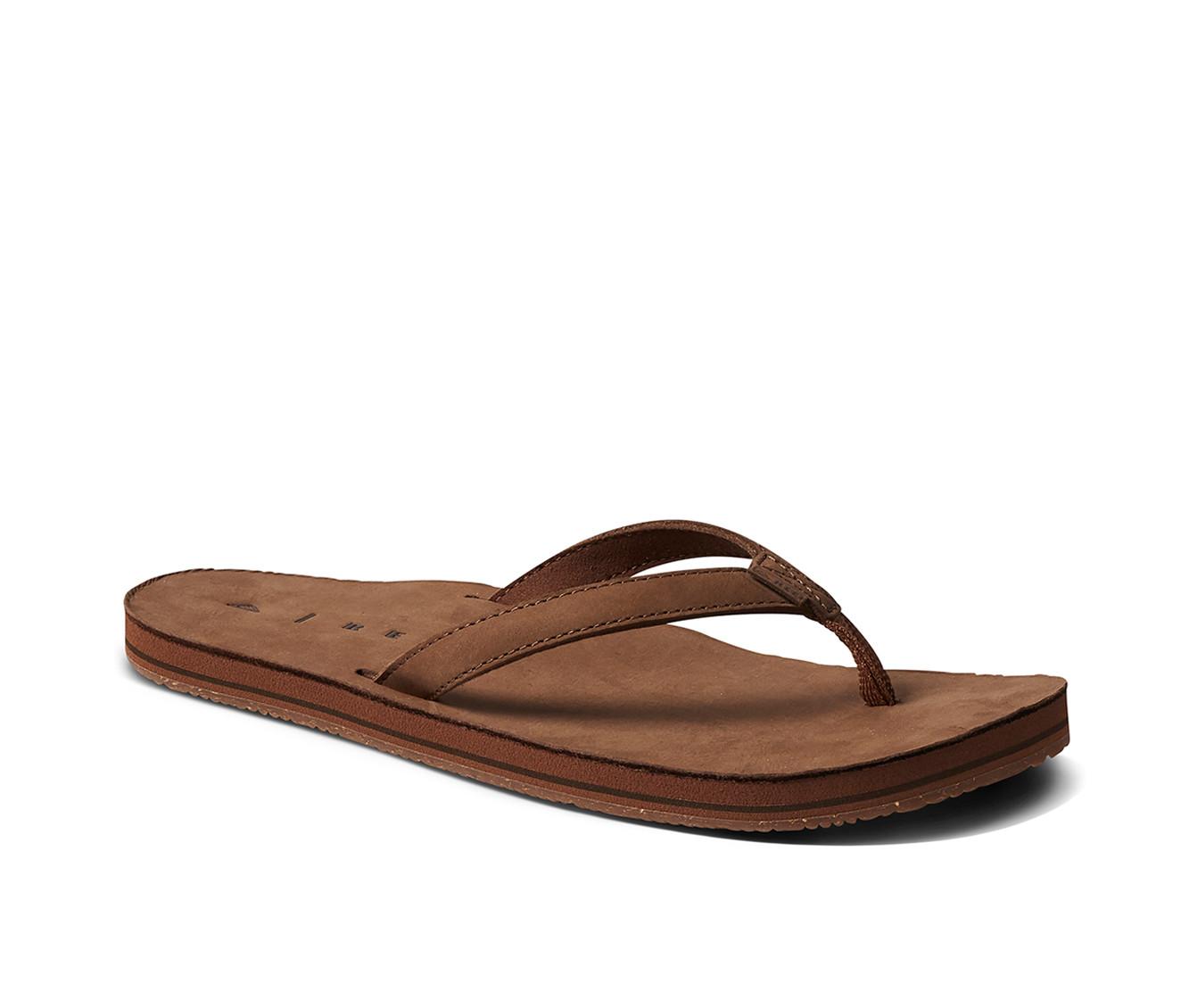 Women's Reef Solana Leather Flip-Flops