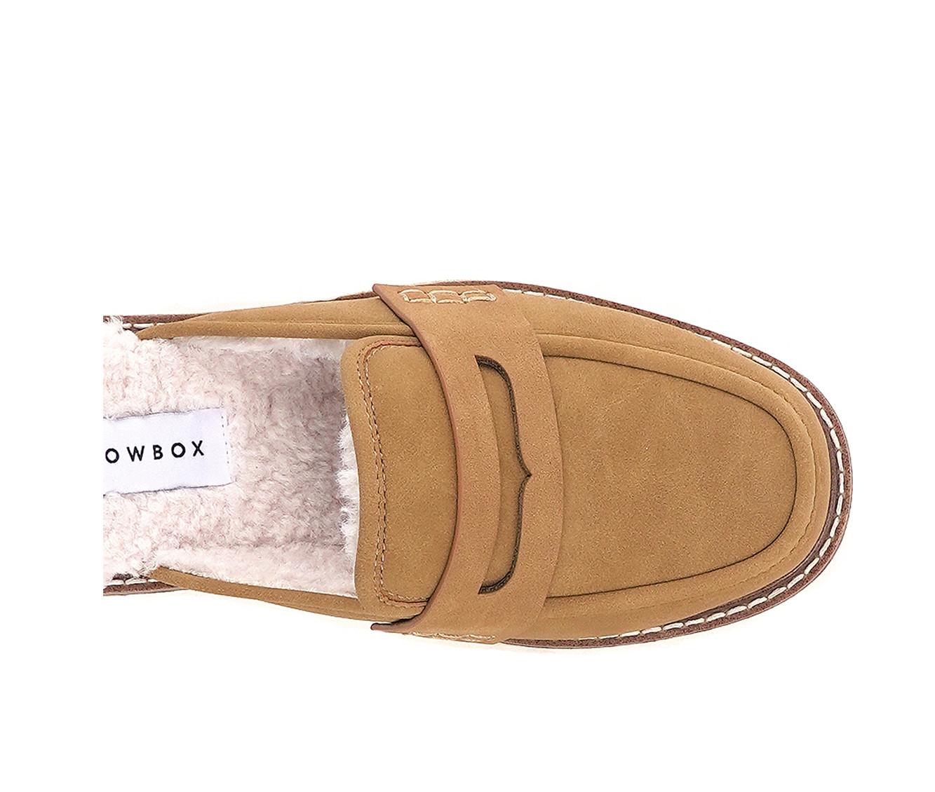 Women's Yellow Box Shareen Shearling Loafer Mules