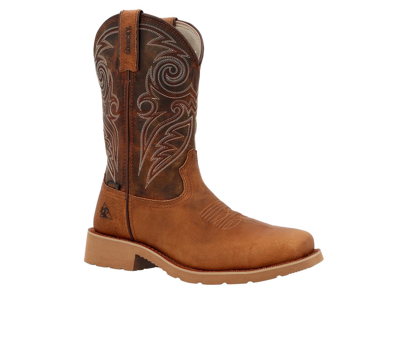 Men's Rocky Monocrepe Western Work Boots