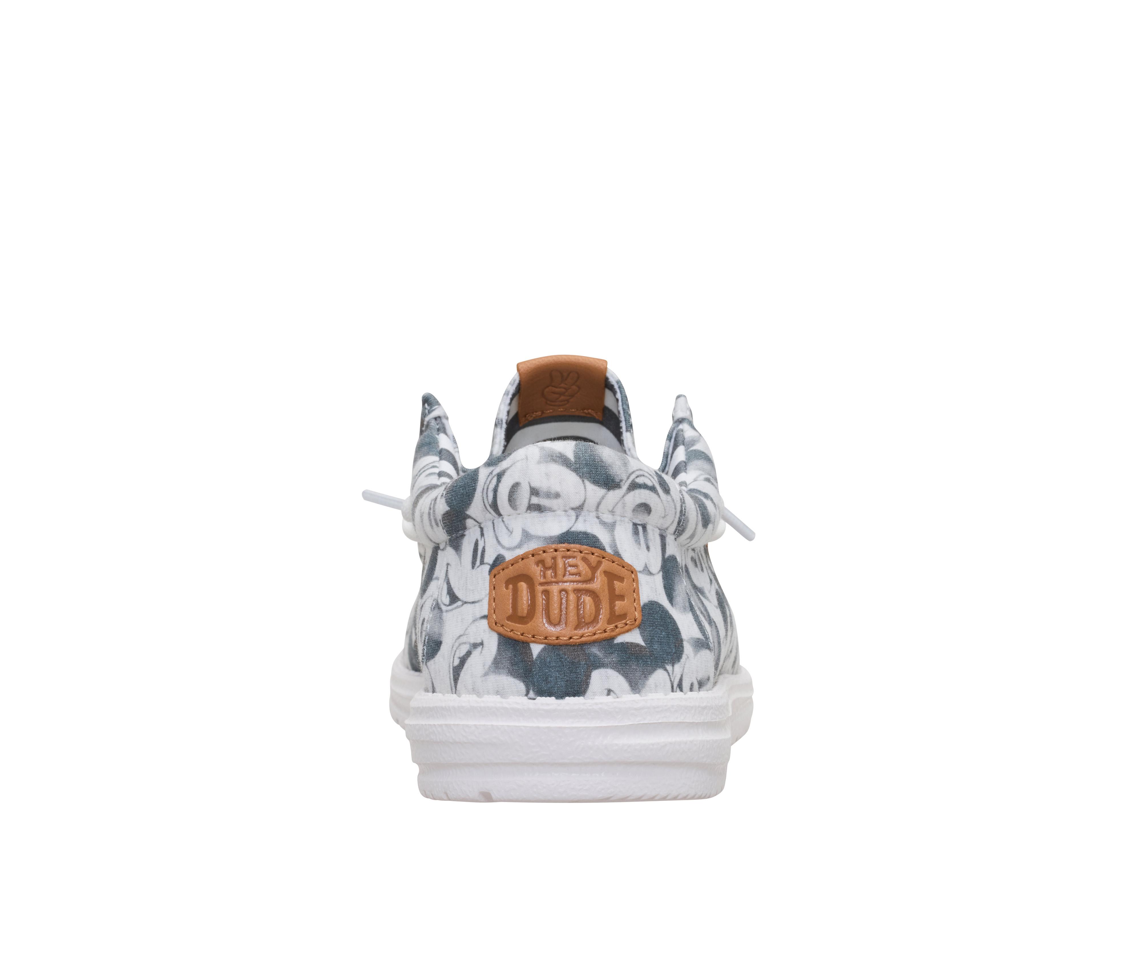 Men's HEYDUDE Wally Mickey Mouse Print Casual Shoes