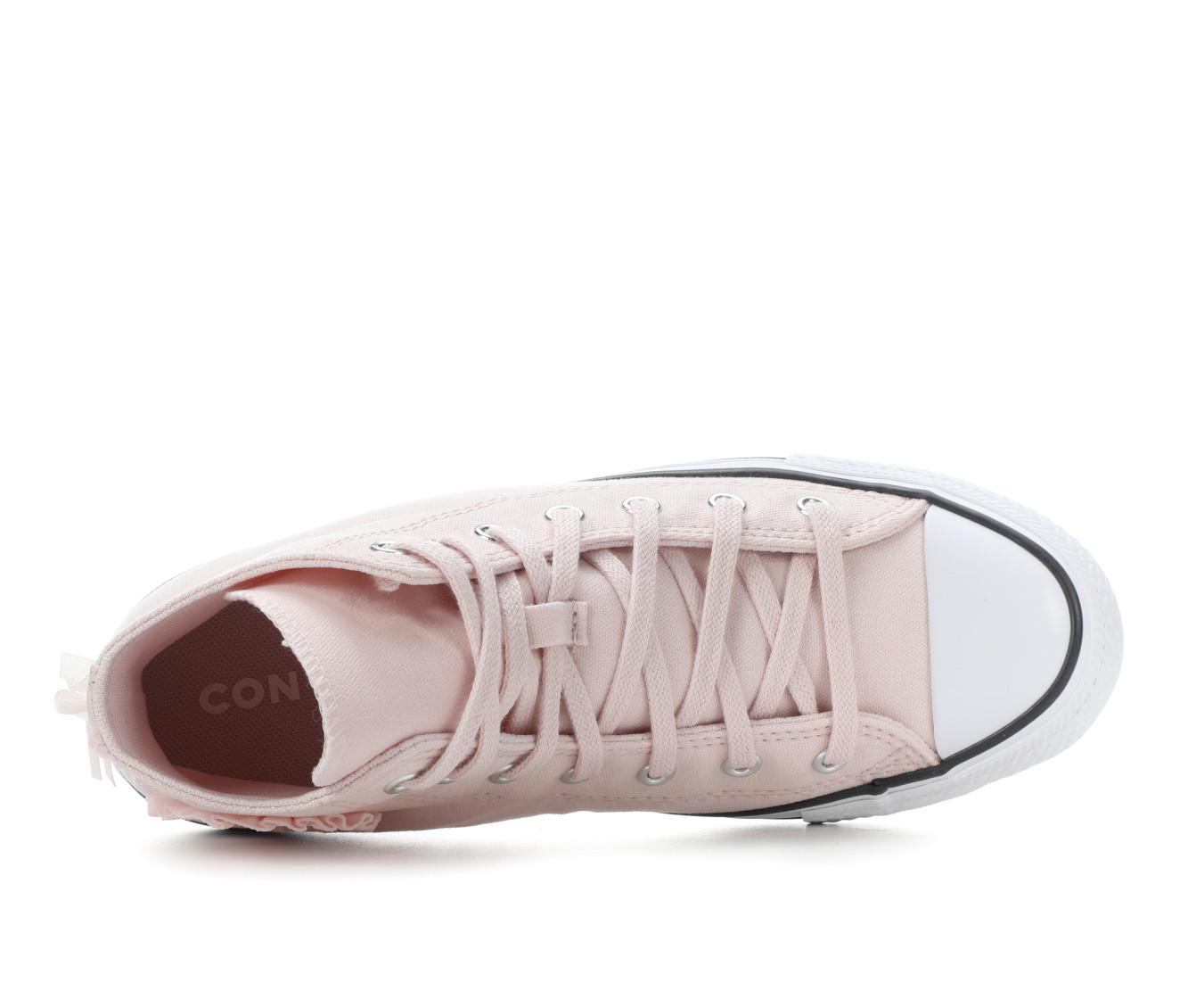 Girls' Converse Big Kid Chuck Taylor All Star Mid Ruffle Sneakers