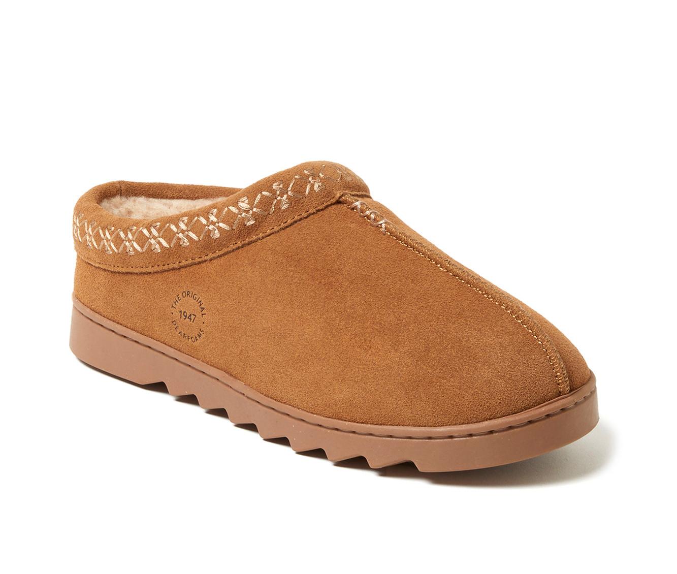 Dearfoams  Doreen Suede Clog Slippers