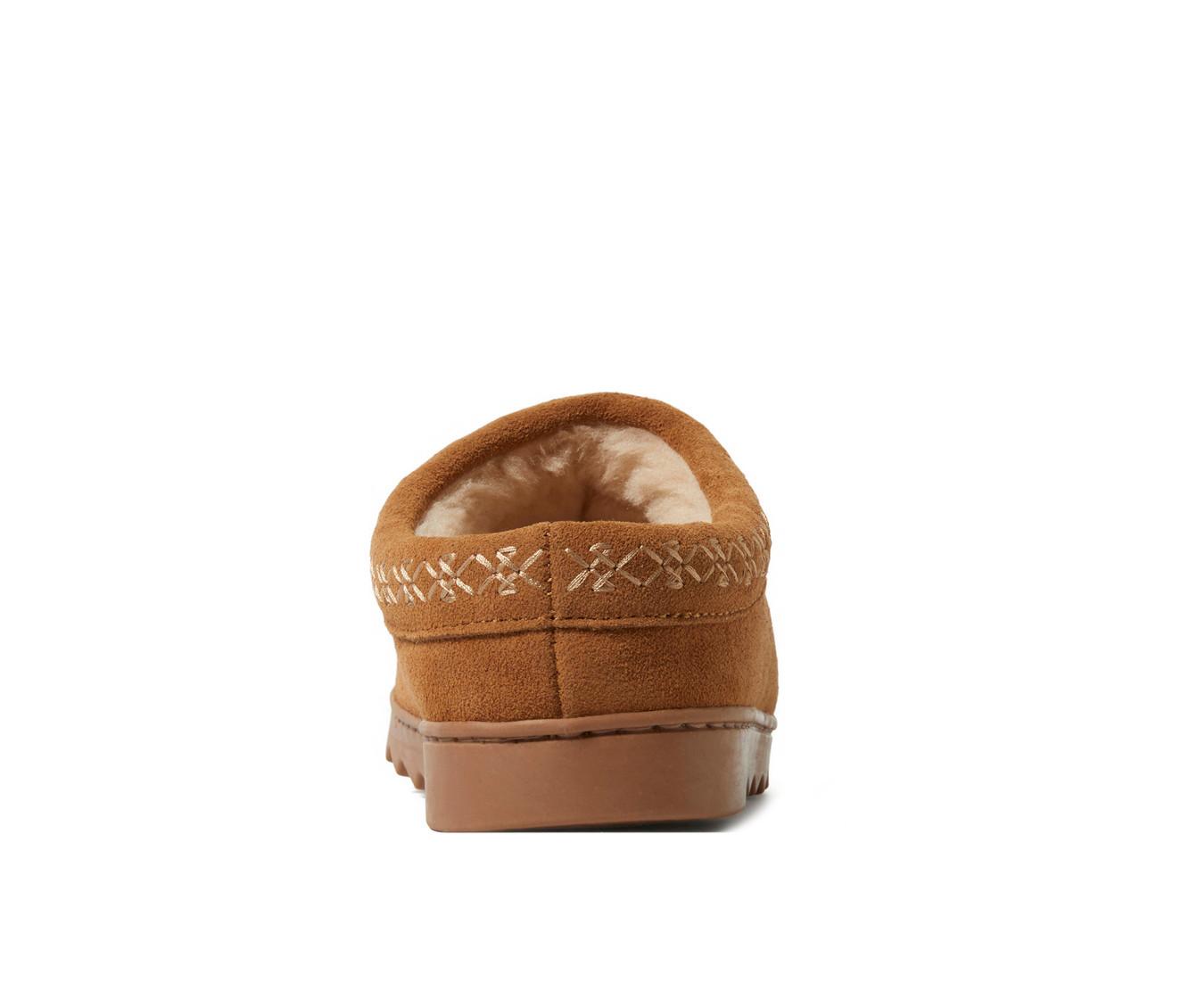 Dearfoams  Doreen Suede Clog Slippers
