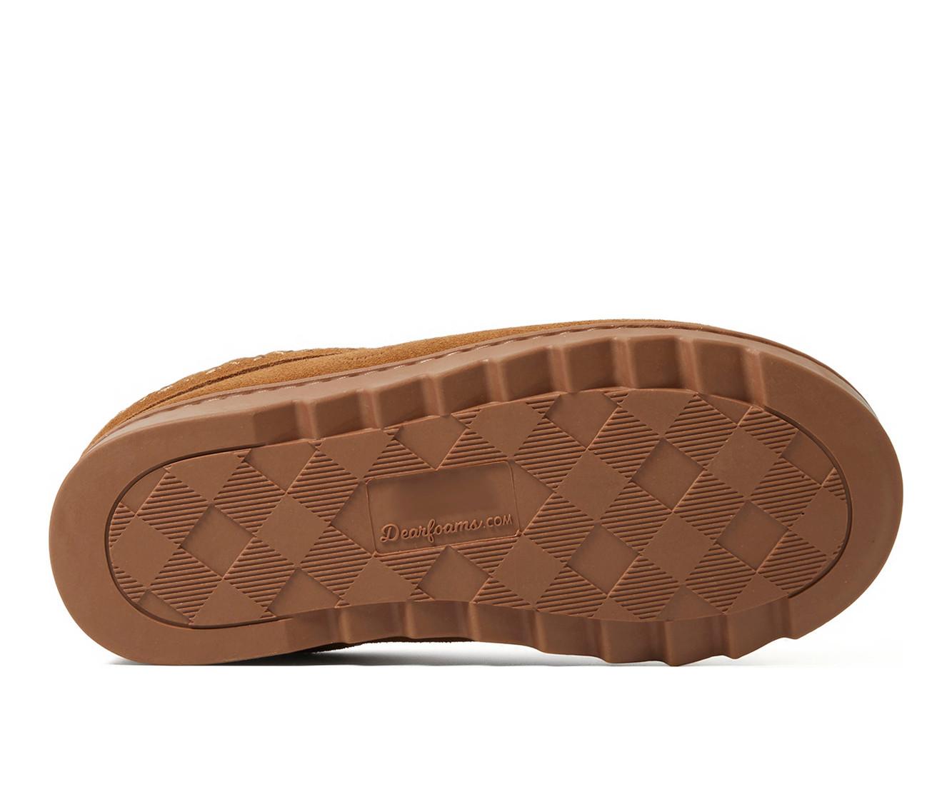 Dearfoams  Doreen Suede Clog Slippers