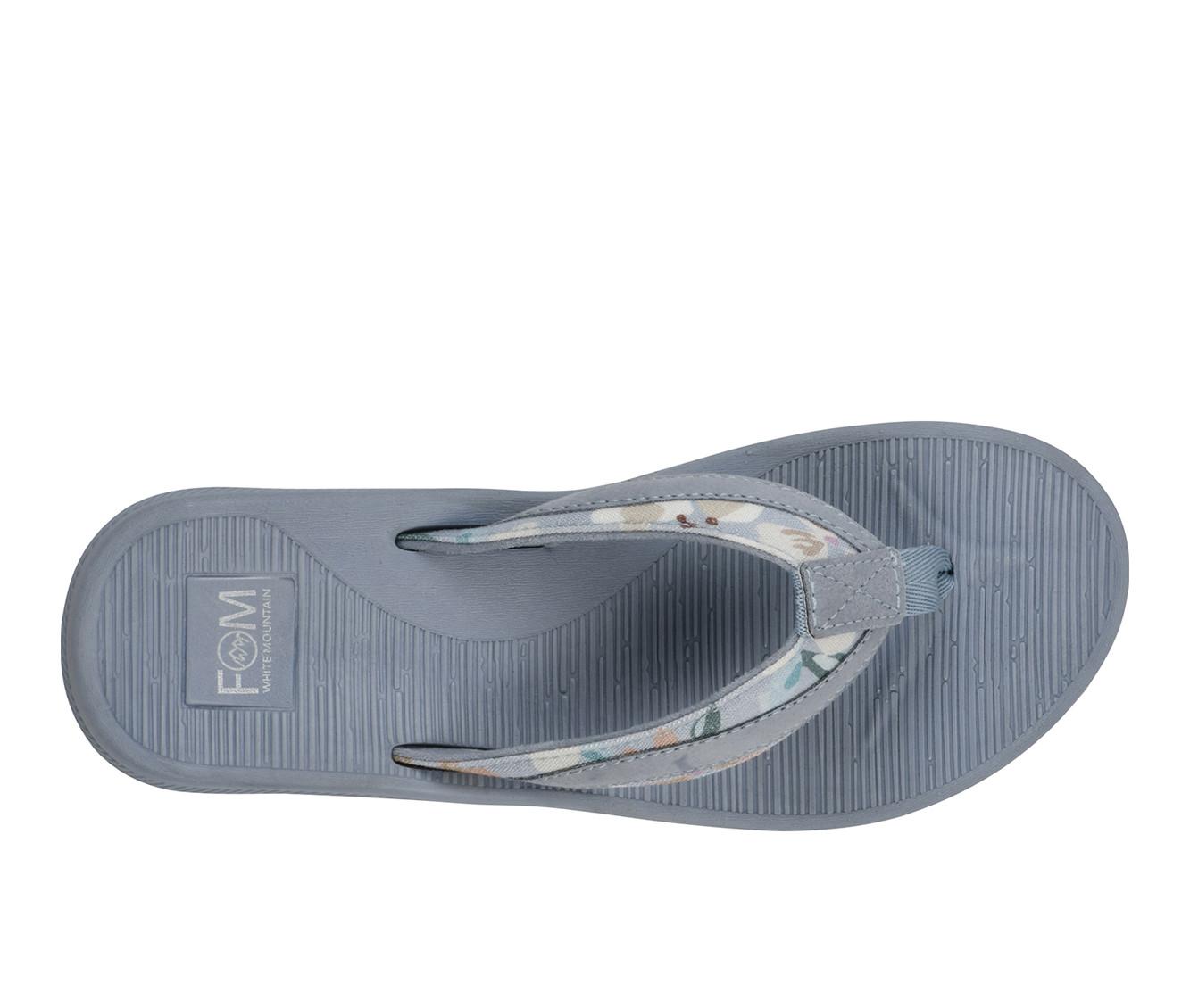 Women's White Mountain Bays Flip-Flops