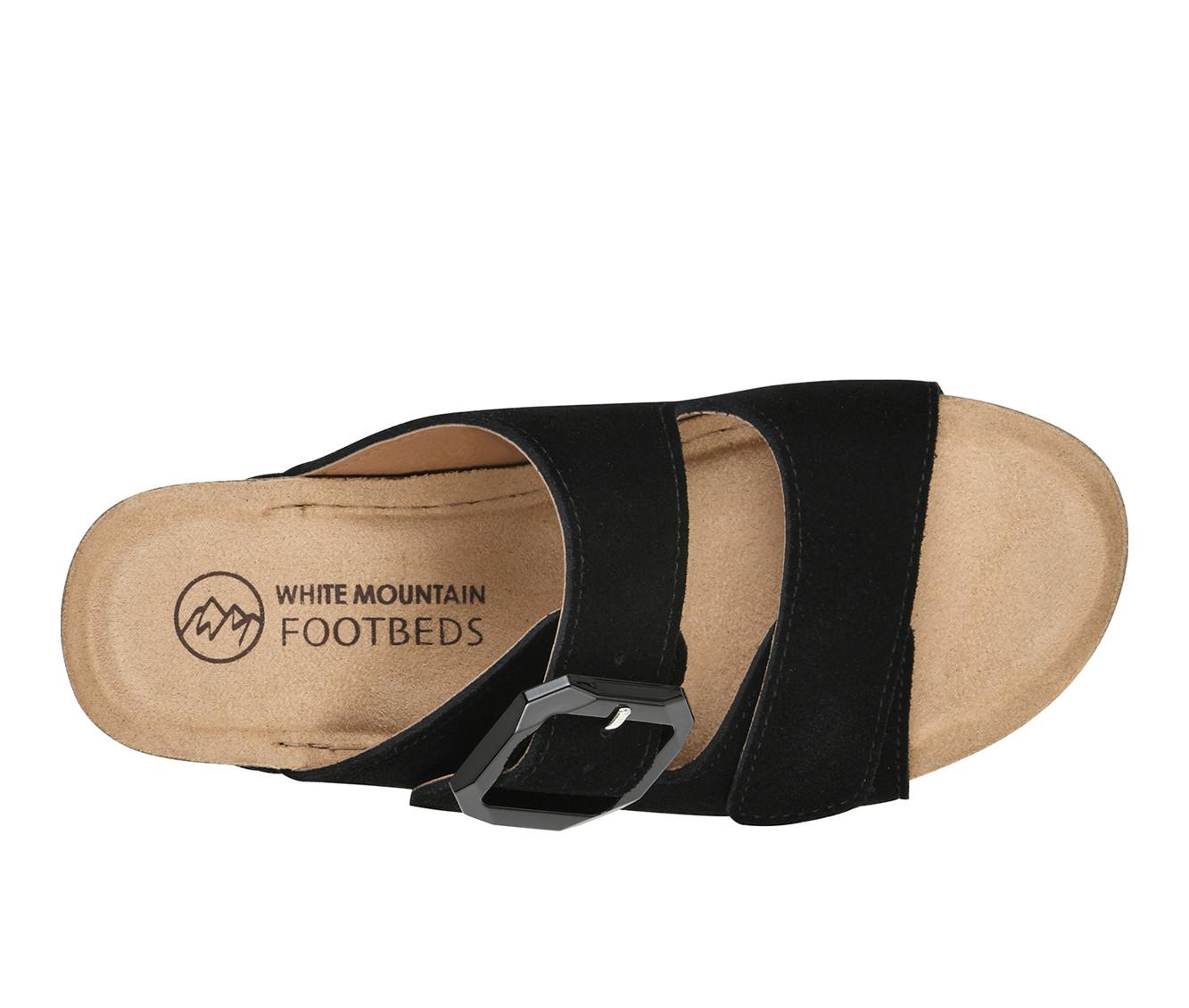 Women's White Mountain Fearful Footbed Sandals