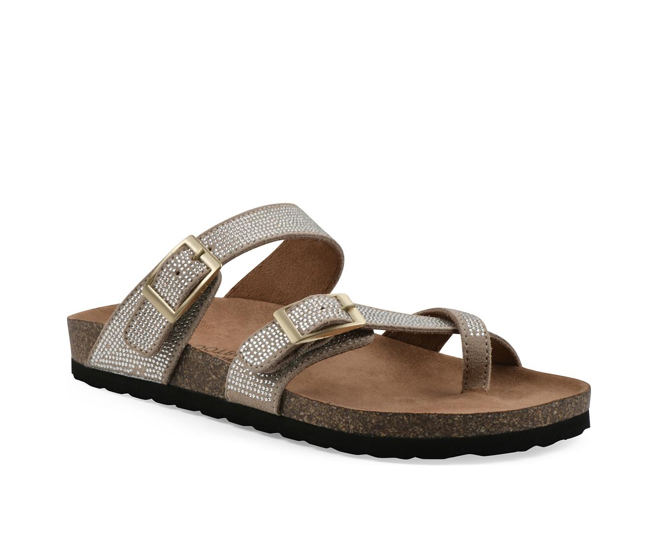Women's White Mountain Grays Footbed Sandals