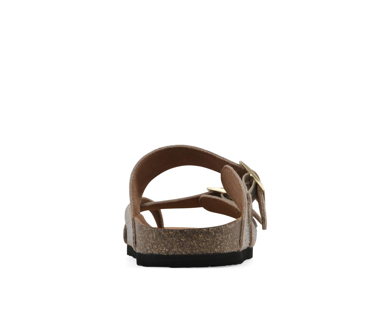 Women's White Mountain Grays Footbed Sandals