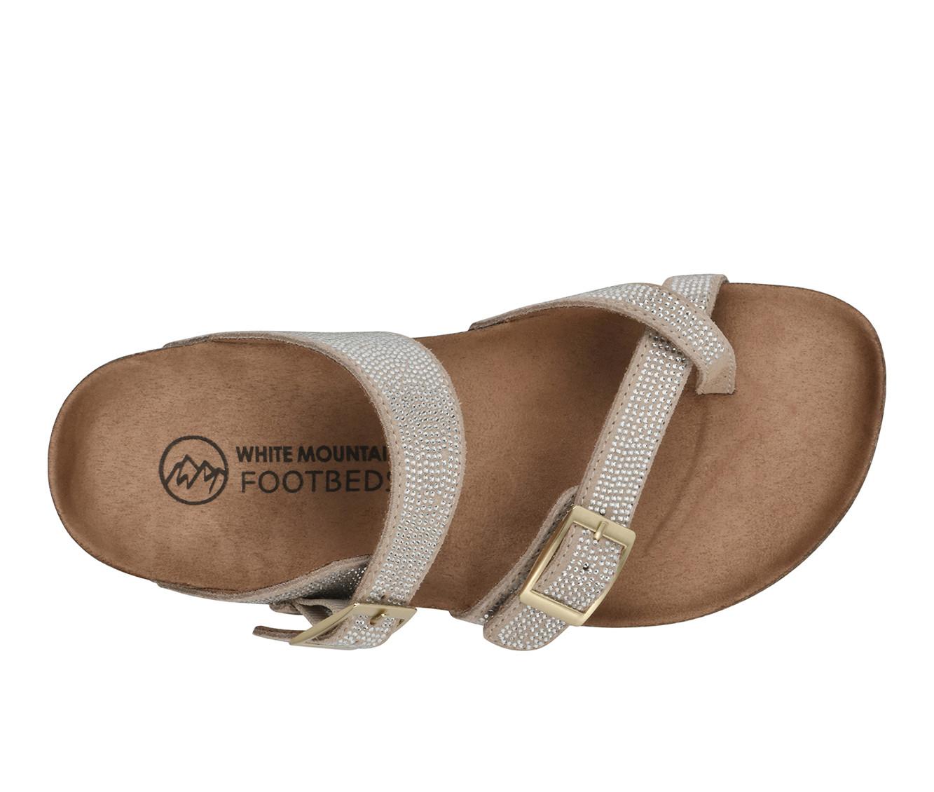Women's White Mountain Grays Footbed Sandals