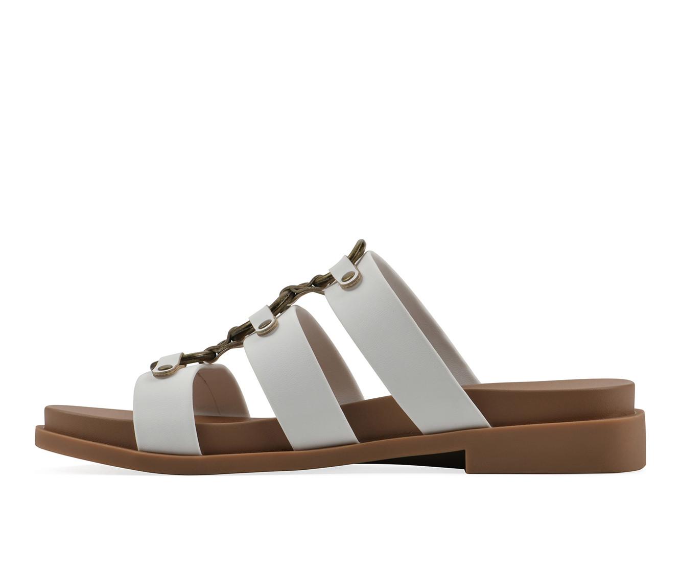 Women's White Mountain Koala Slide Sandals