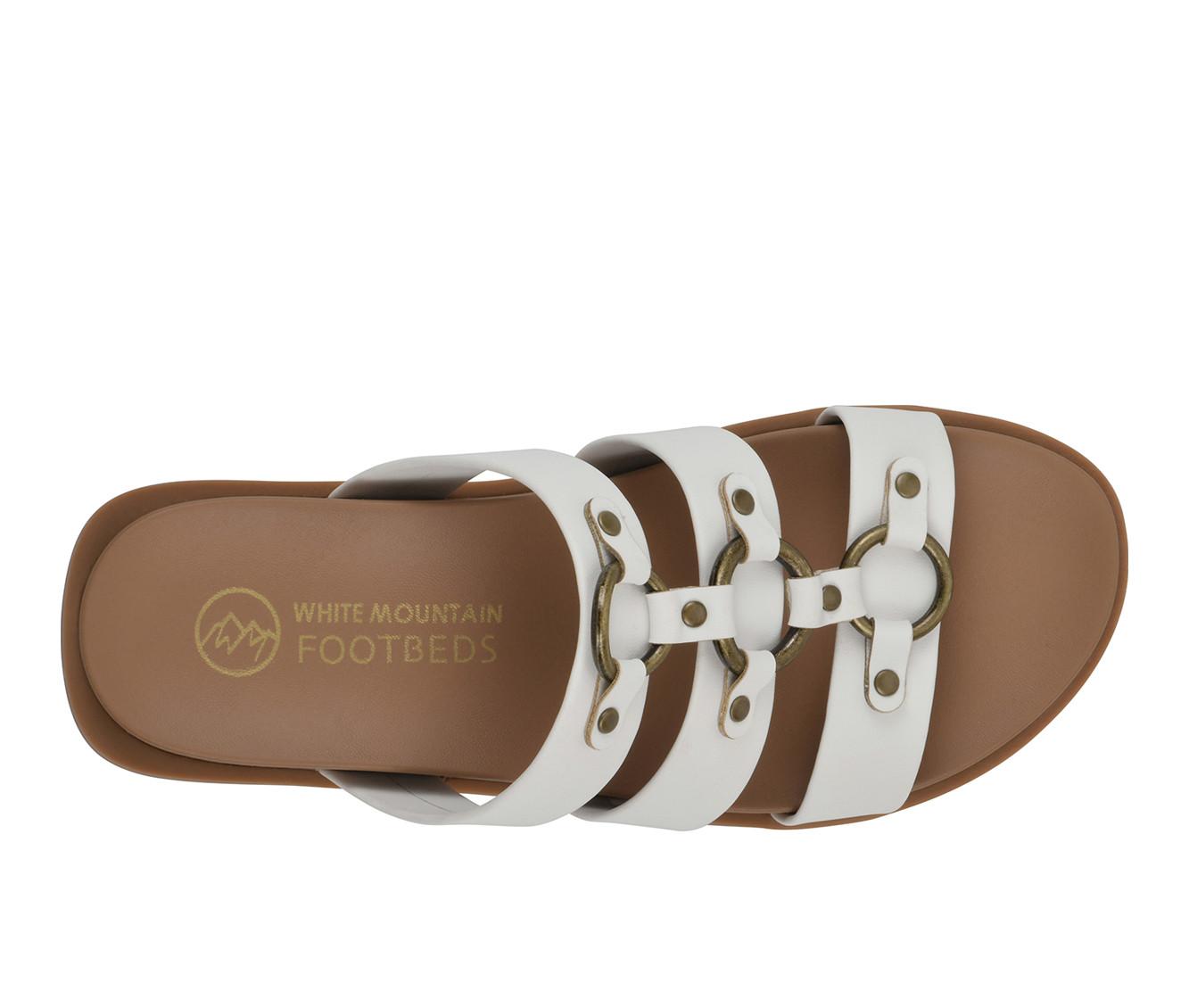 Women's White Mountain Koala Slide Sandals