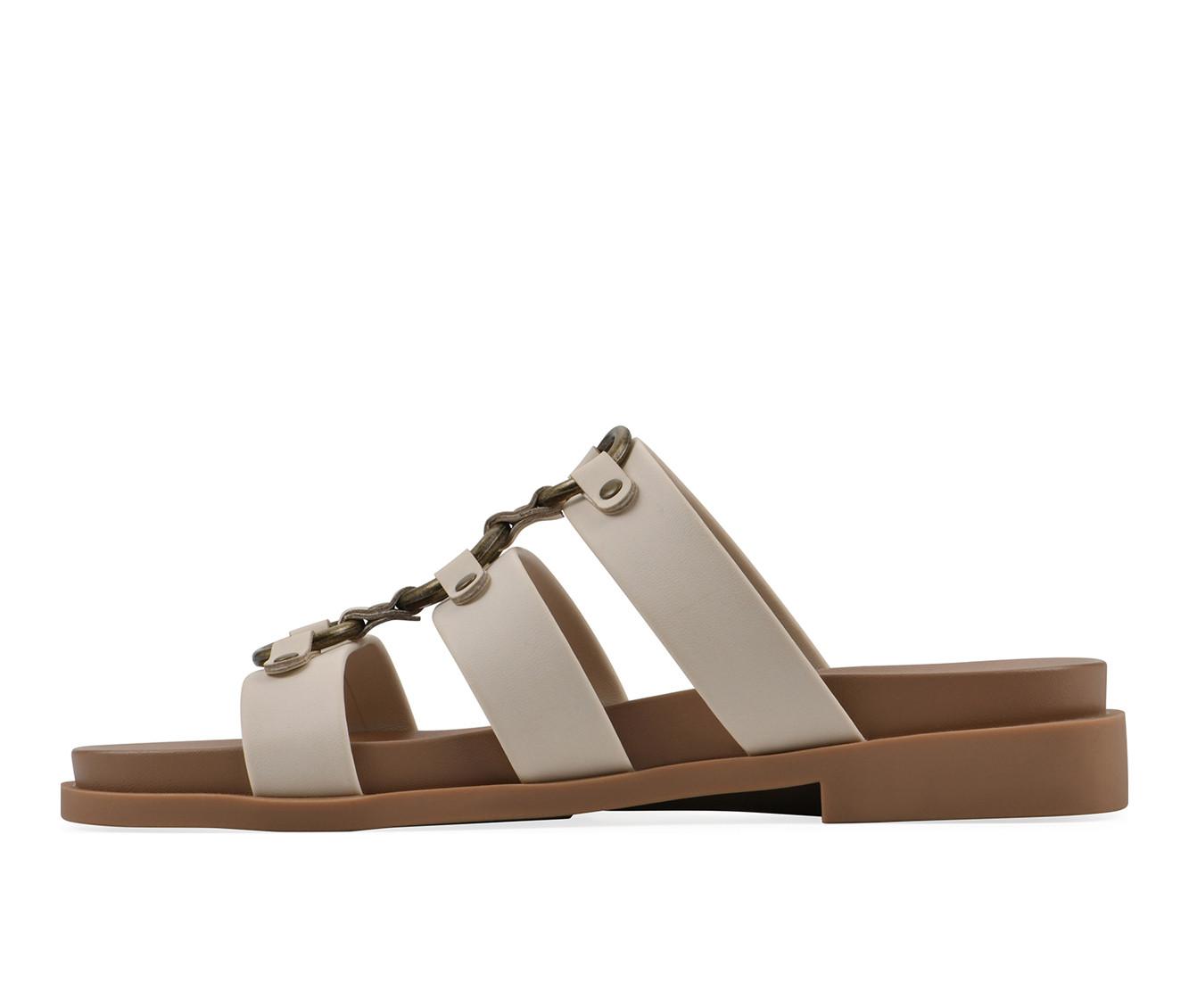 Women's White Mountain Koala Slide Sandals