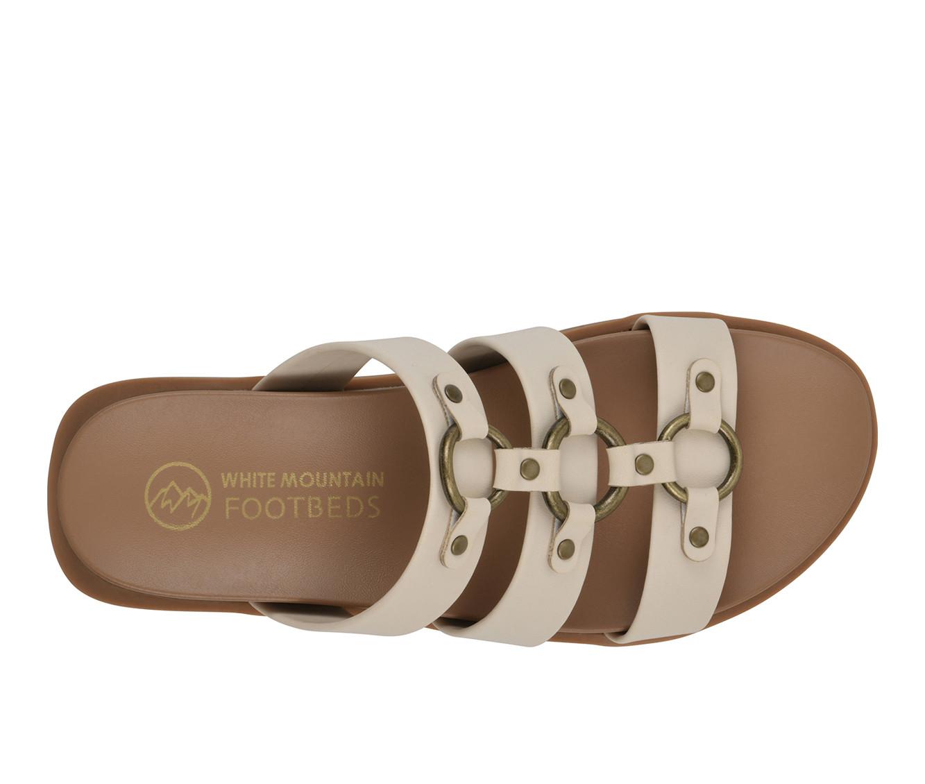 Women's White Mountain Koala Slide Sandals
