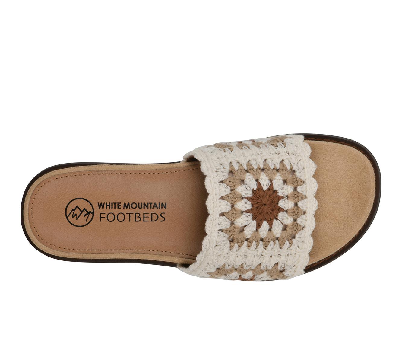 Women's White Mountain Maxim Footbed Sandals