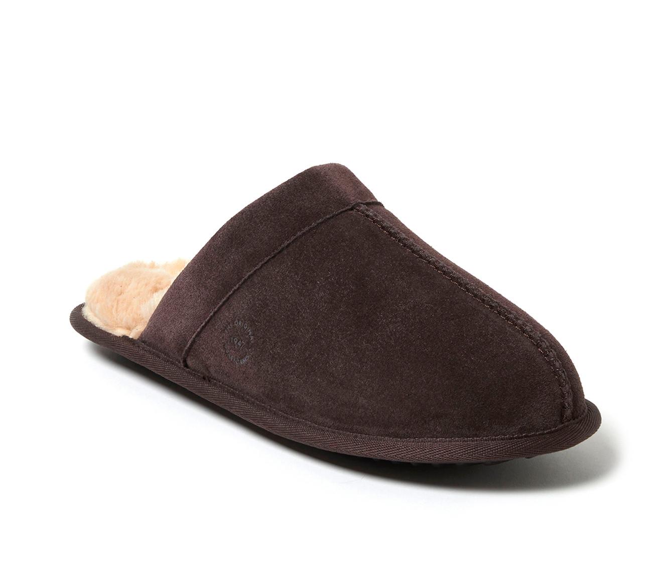 Dearfoams Kirk Suede Scuff Slippers - thumbnail 2